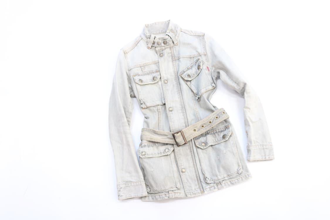 히스테릭글래머 킨키 진 빈티지 벨티드 데님 사파리 자켓 상품이미지2