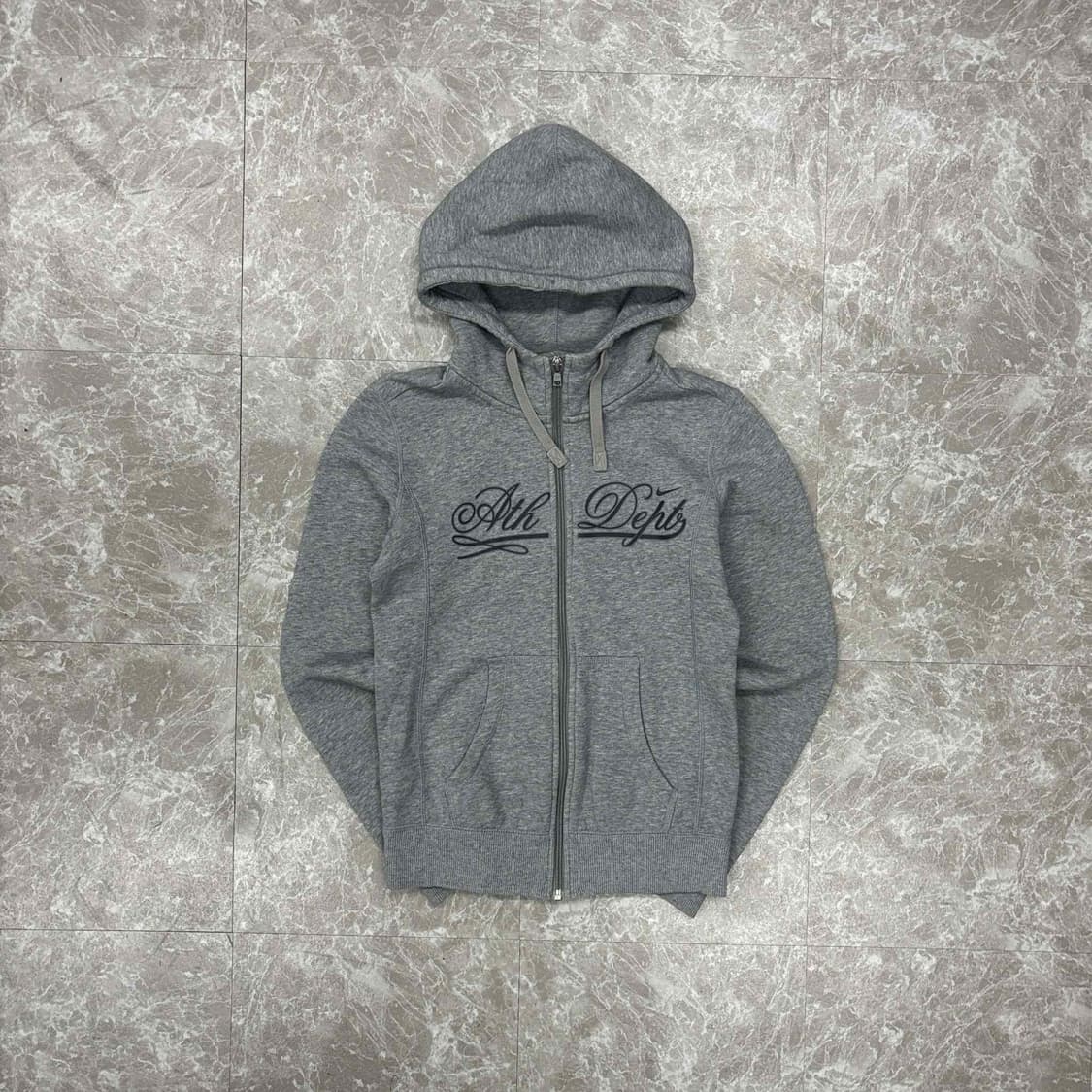 나이키 y2k 그레이 솔로 스우시 걸즈 후드집업 희귀져지(S) 상품이미지2