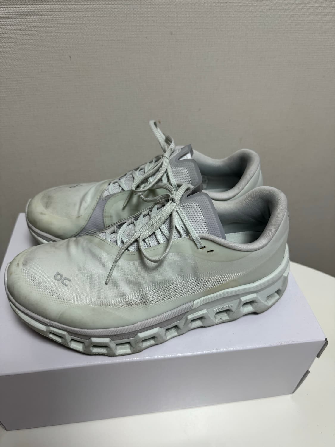 온러닝 파프 클라우드 몬스터2 베이퍼 프로스트 화이트 상품이미지2