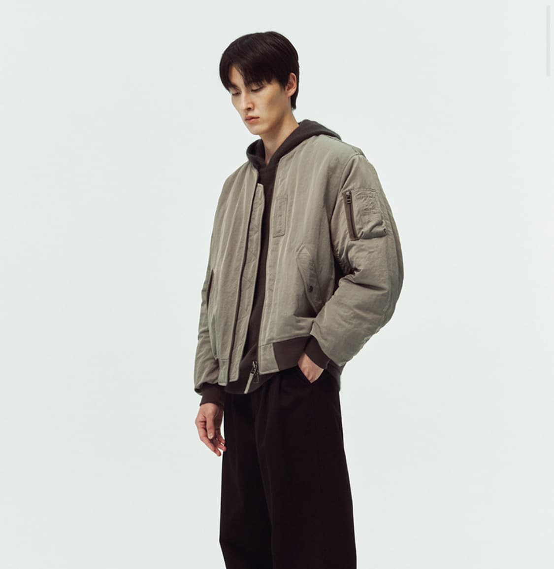 블랭크룸 MA-1 올리브 색상 3사이즈 상품이미지2