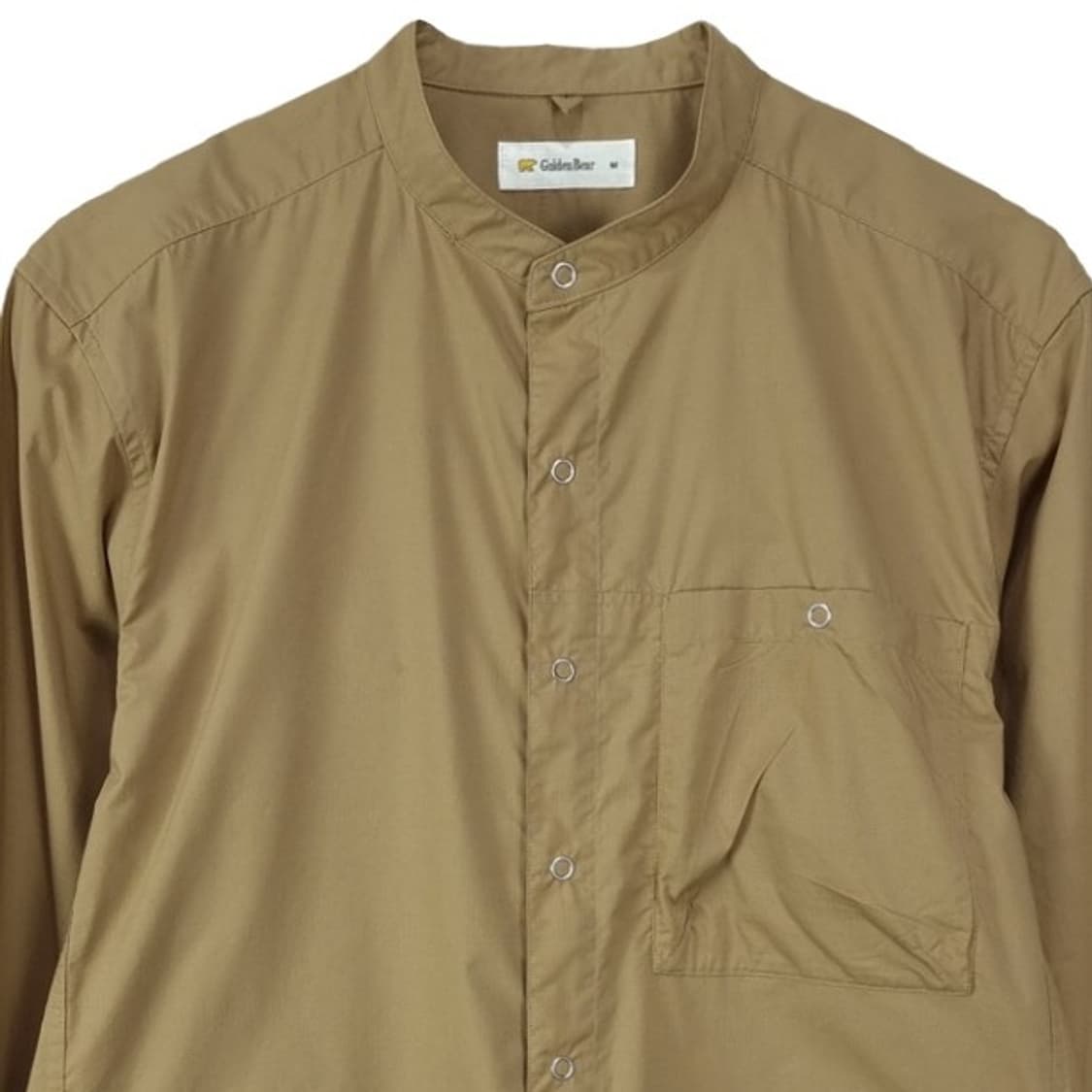 [골든베어] 차이나카라 셔츠 베이지 M19471 상품이미지4