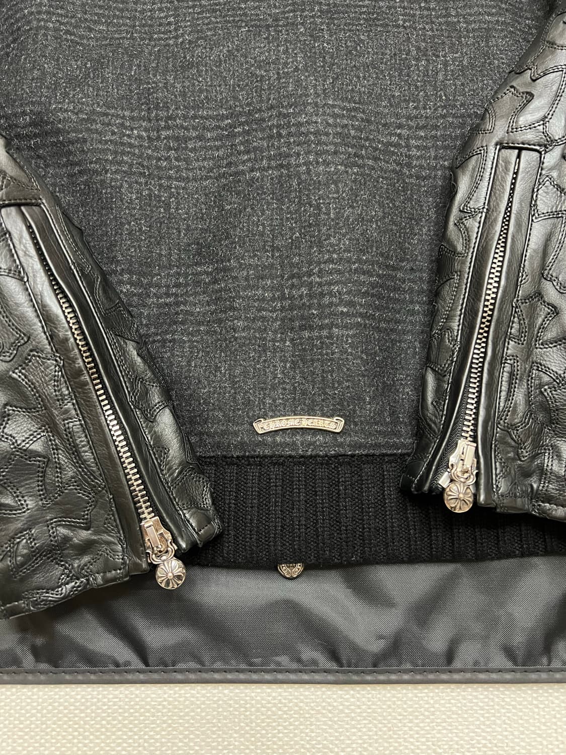 크롬하츠 크로스패치 레더 자켓 상품이미지7