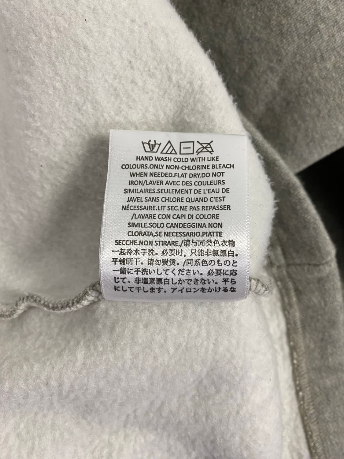 피어오브갓 에센셜 빅로고 릴렉스드 후드티 L 상품이미지6