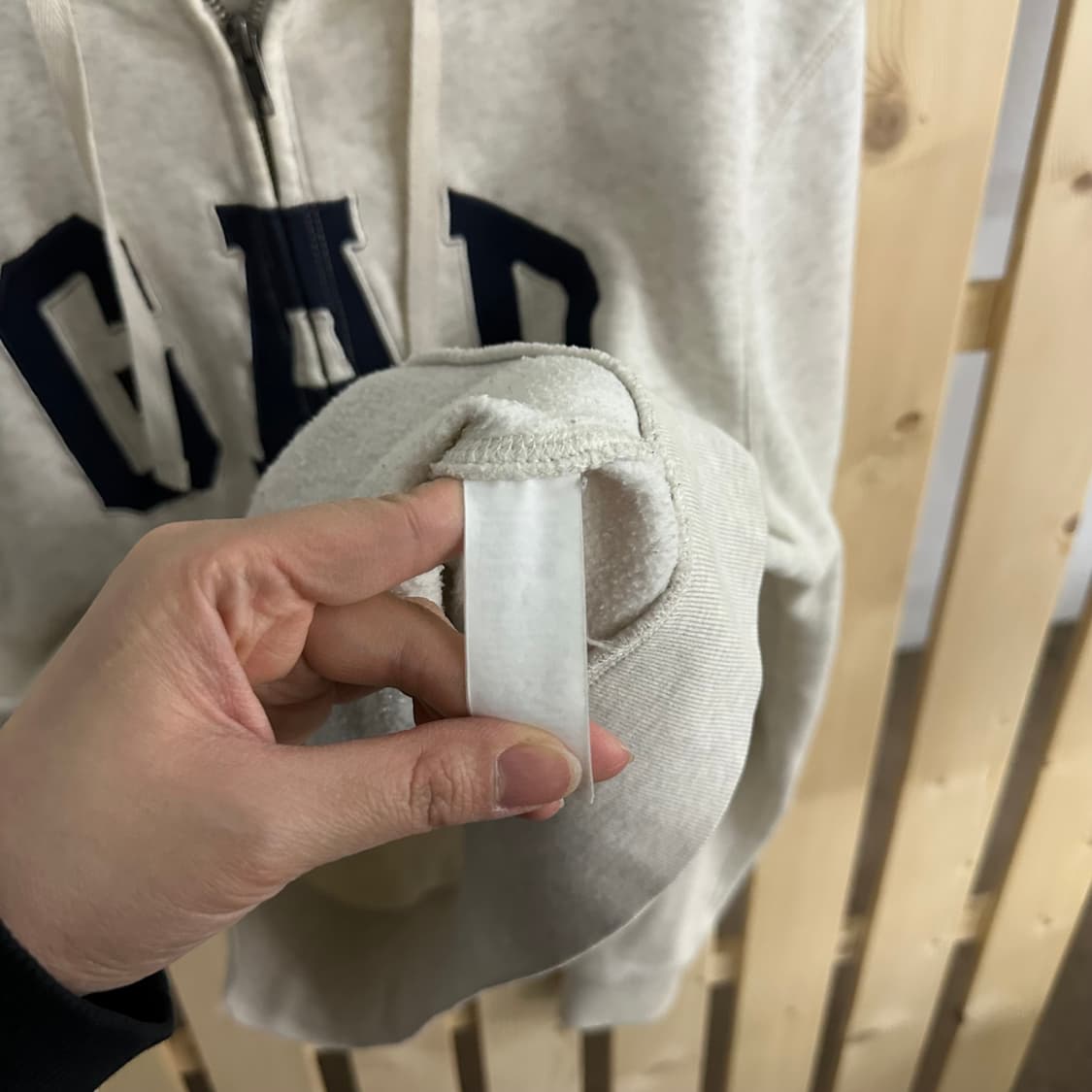 (M) GAP 갭 멜란지 후드집업 상품이미지7