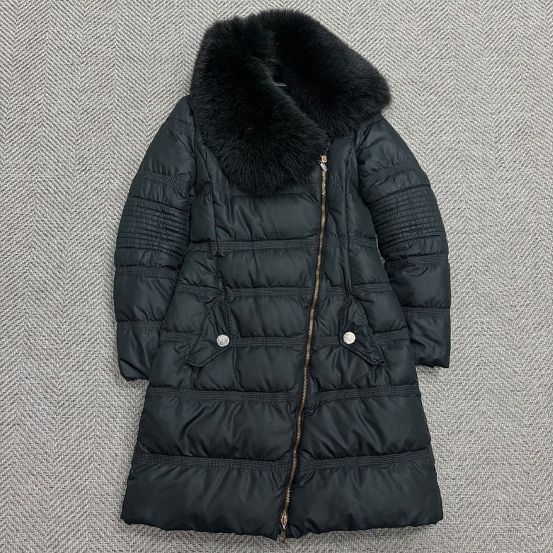 베르사체 리얼퍼 카라 패딩 자켓 v1796 상품이미지1