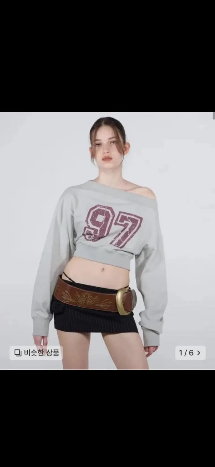 스컬프터 오프숄더 티셔츠 m 상품이미지1