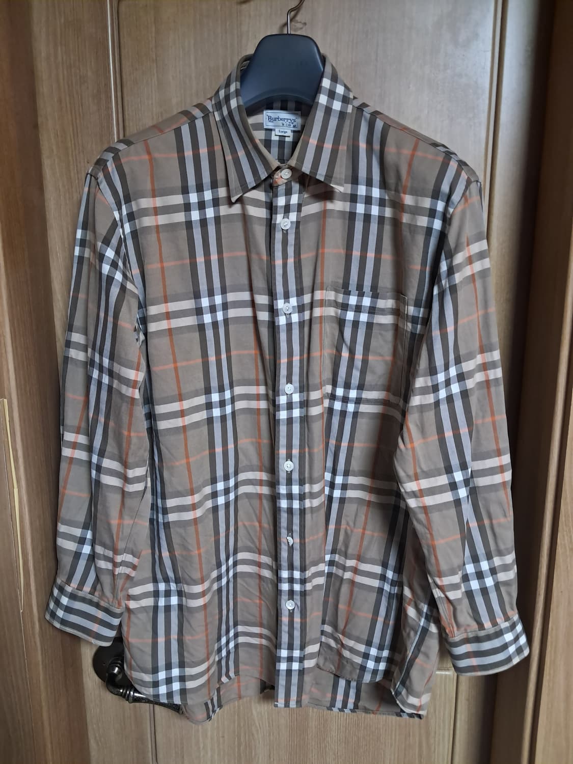 버버리 여성 체크셔츠 L 상품이미지1