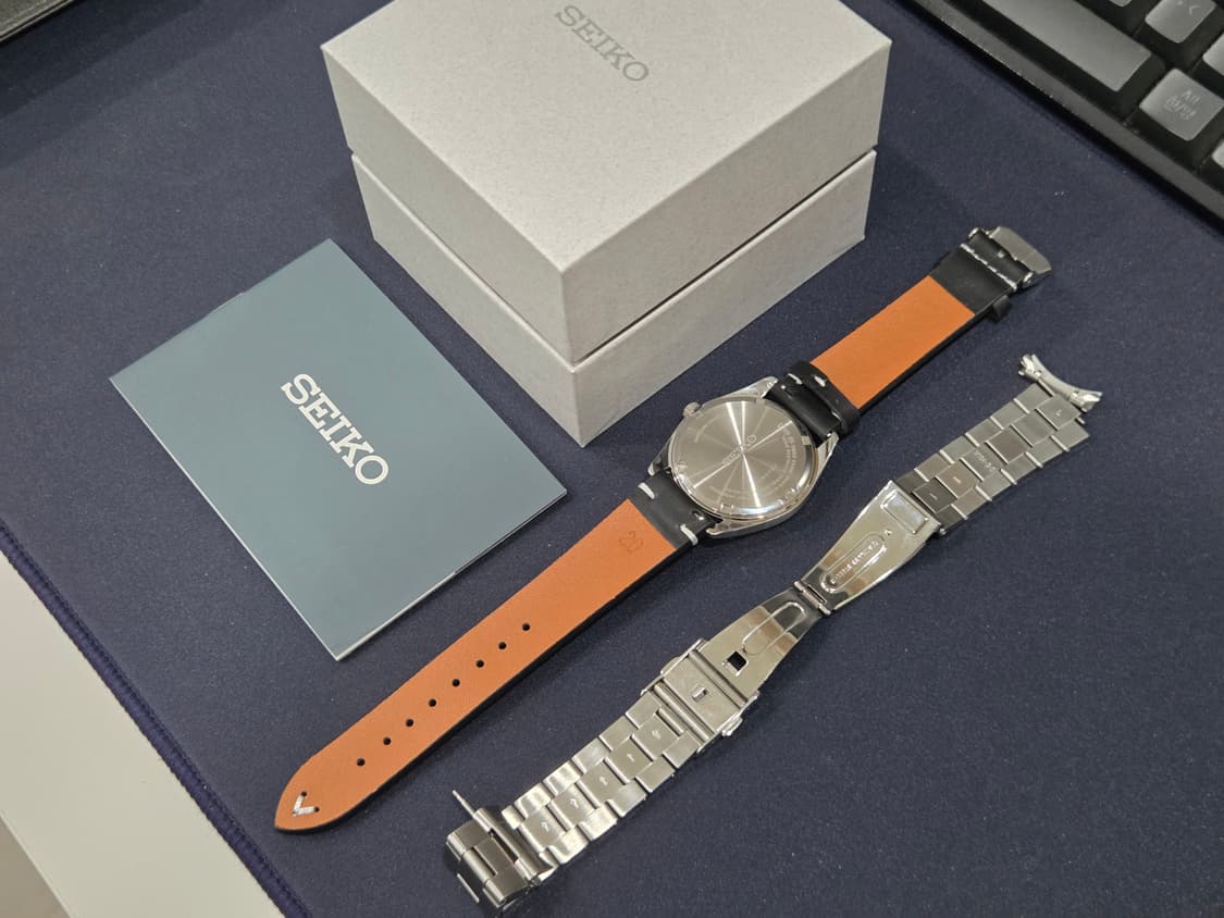 세이코 SBTH007 풀박스 + 신품 검정 소가죽 스트랩 상품이미지2