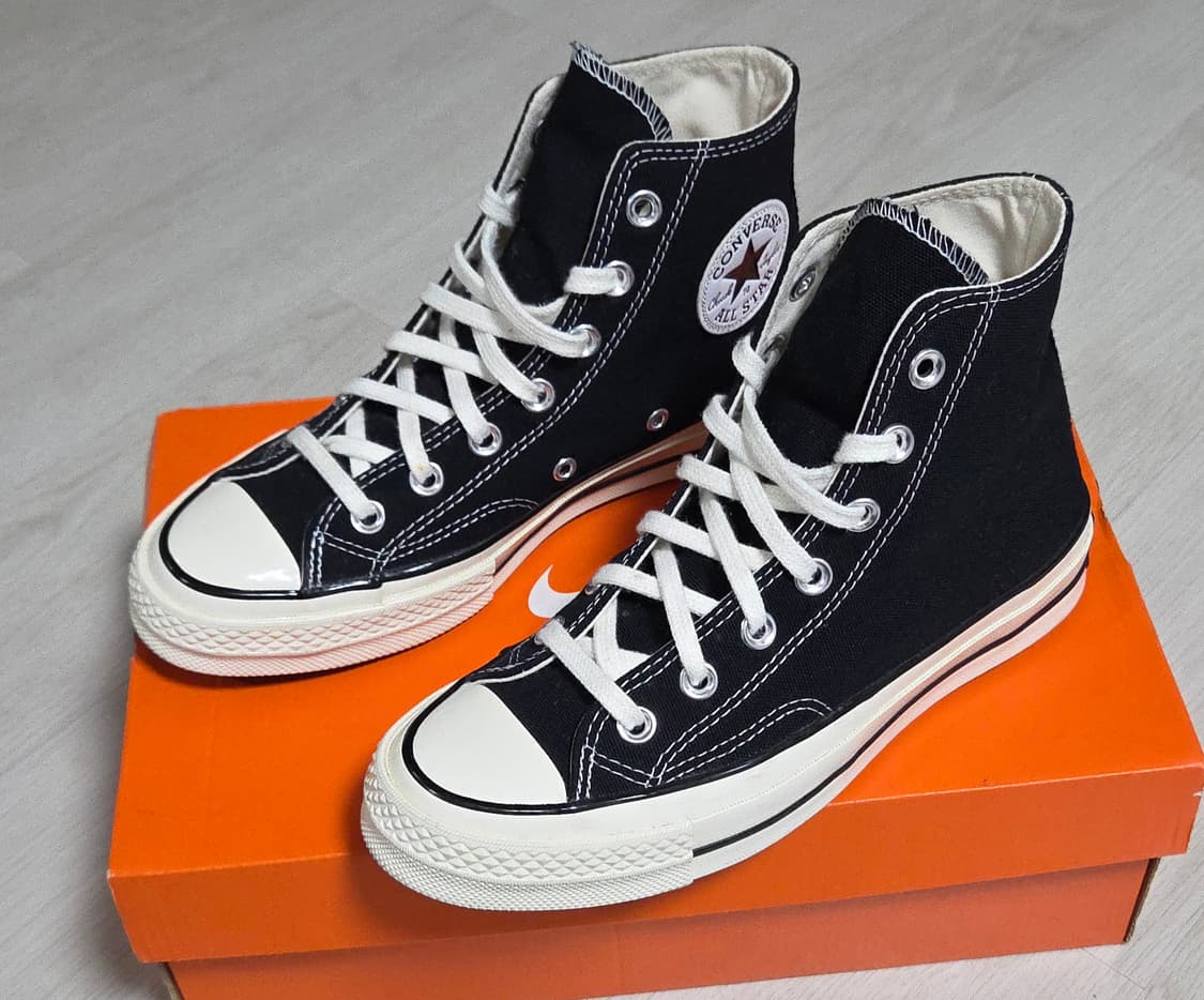 컨버스 척70 하이 블랙  상품이미지1