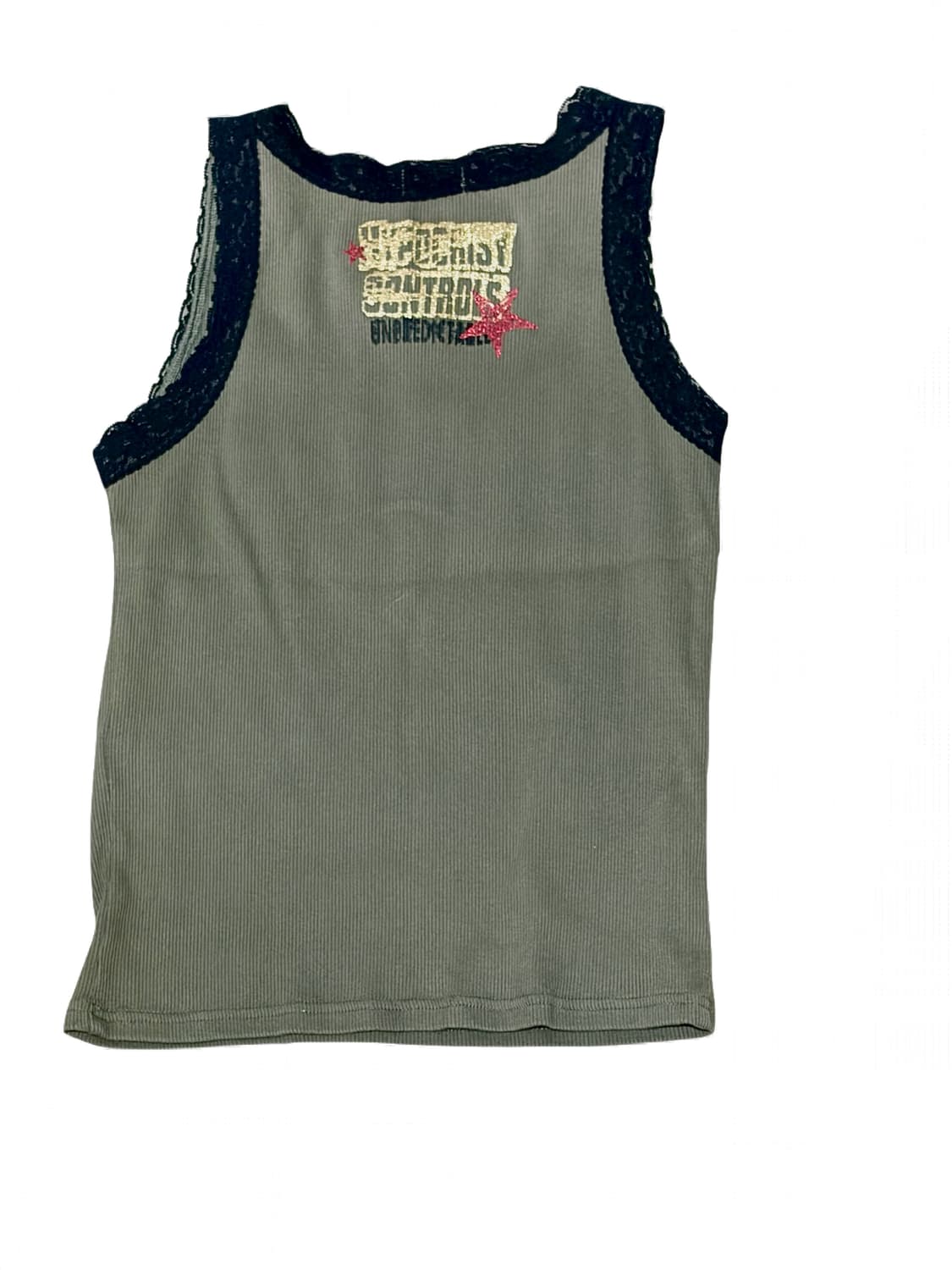 펑크st 카키 레이스 슬리브리스 상품이미지3