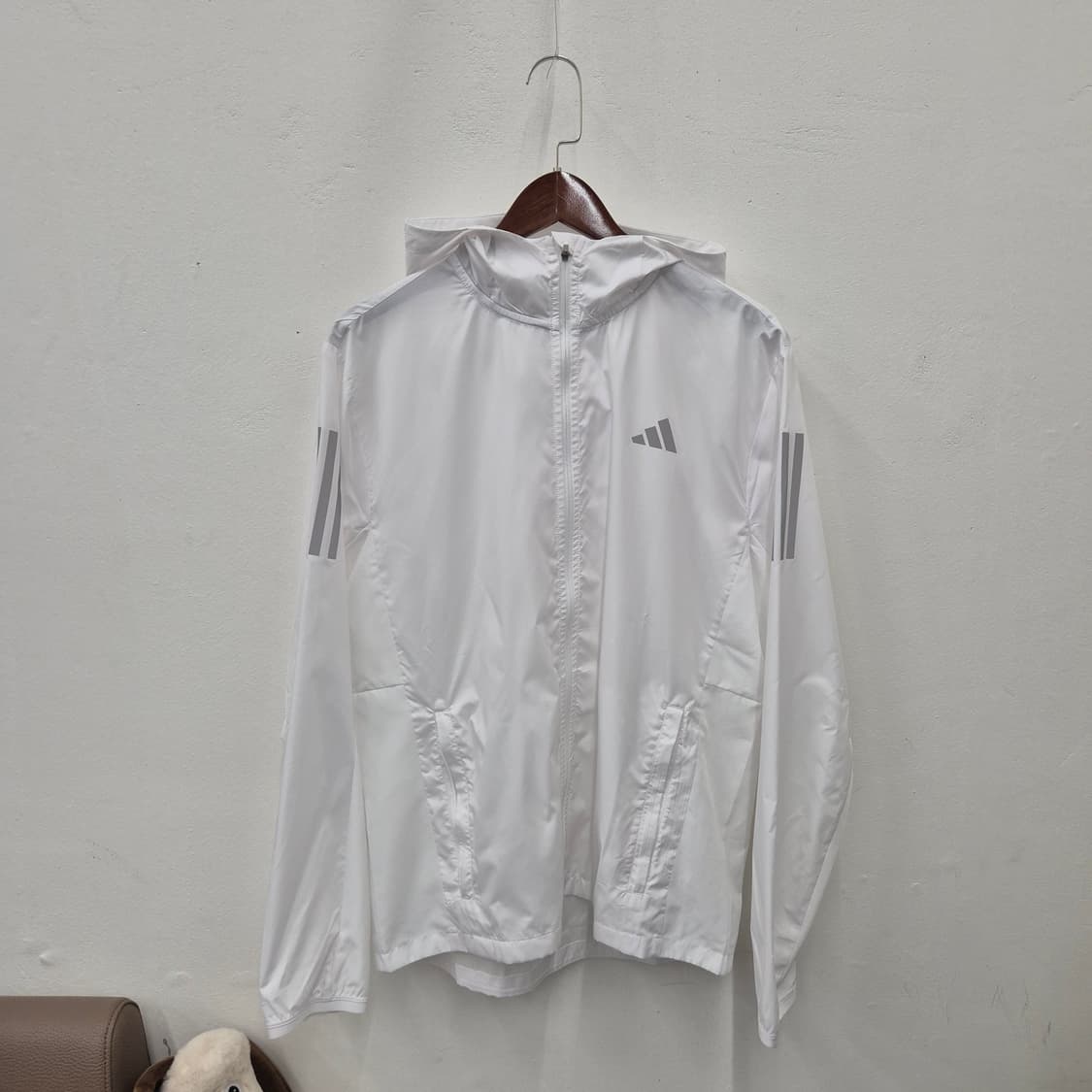 아디다스 후드 러닝 윈드브레이커 L 상품이미지1