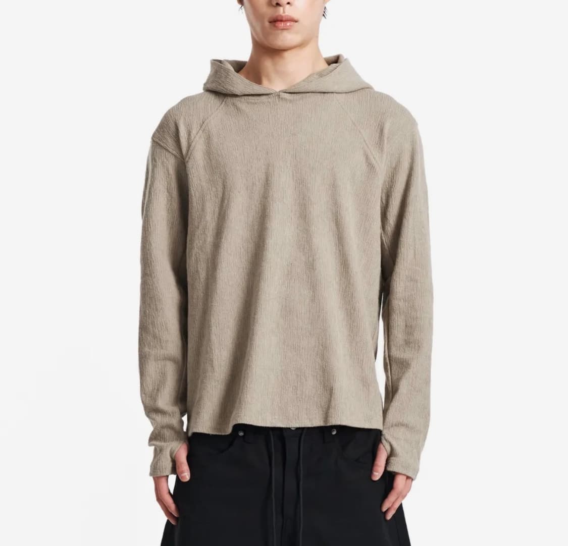 기철 Frame Slub Knit Hoodie 상품이미지1