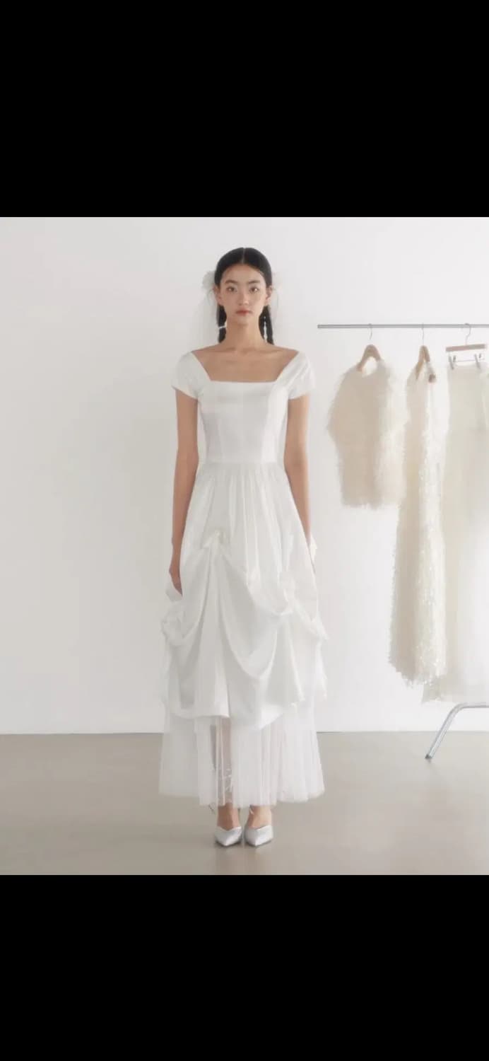 가니송 보우보우 드레스 s사이즈 상품이미지1