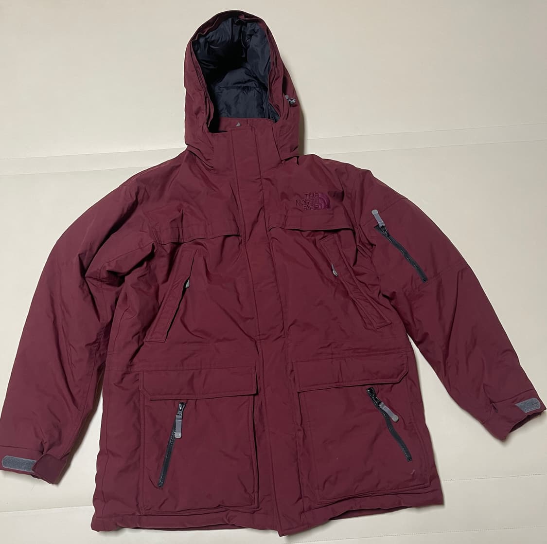 노스페이스 구스헤비다운 패딩 버건디 상품이미지1