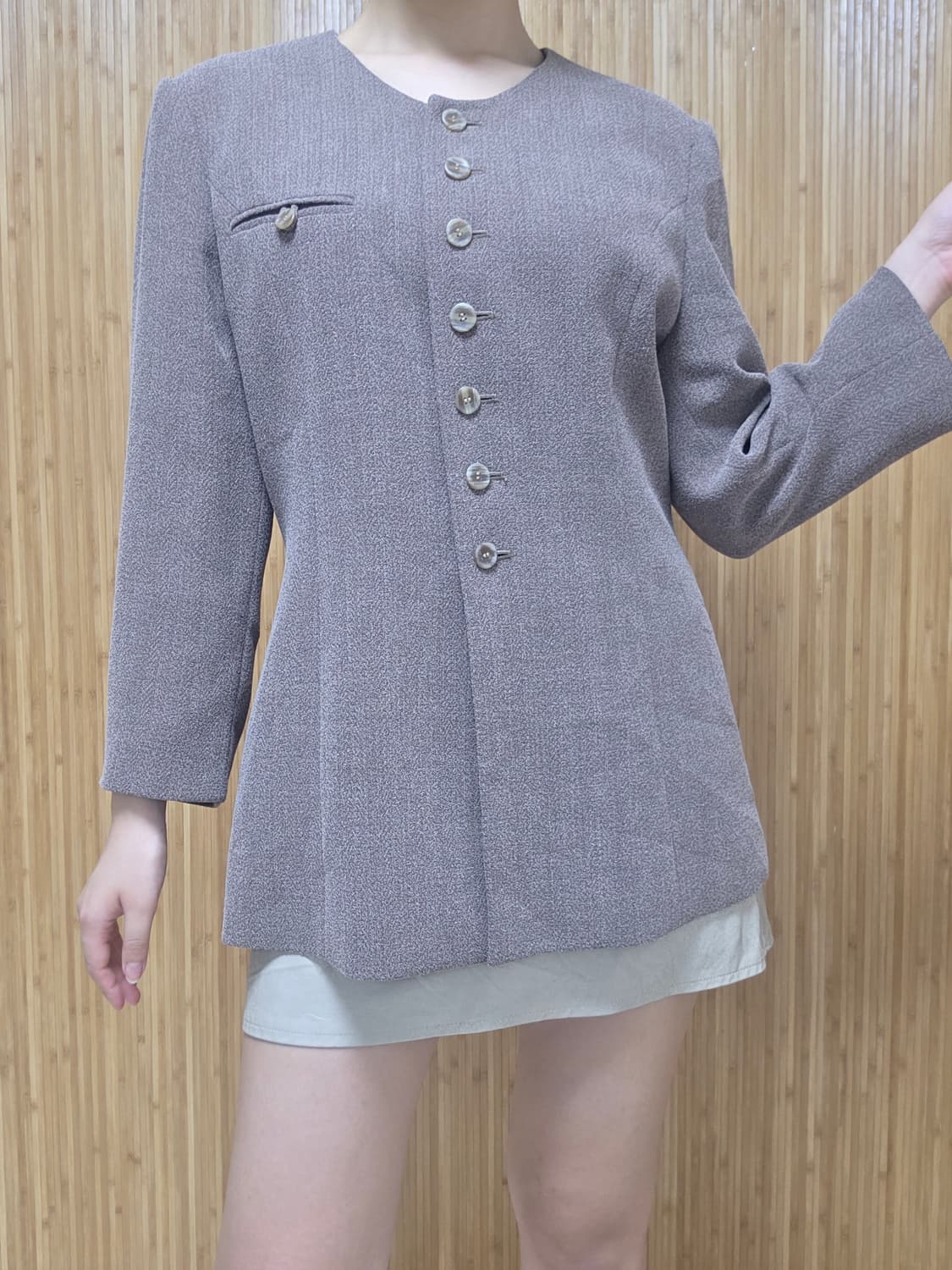 브라운 간절기 자켓 상품이미지6