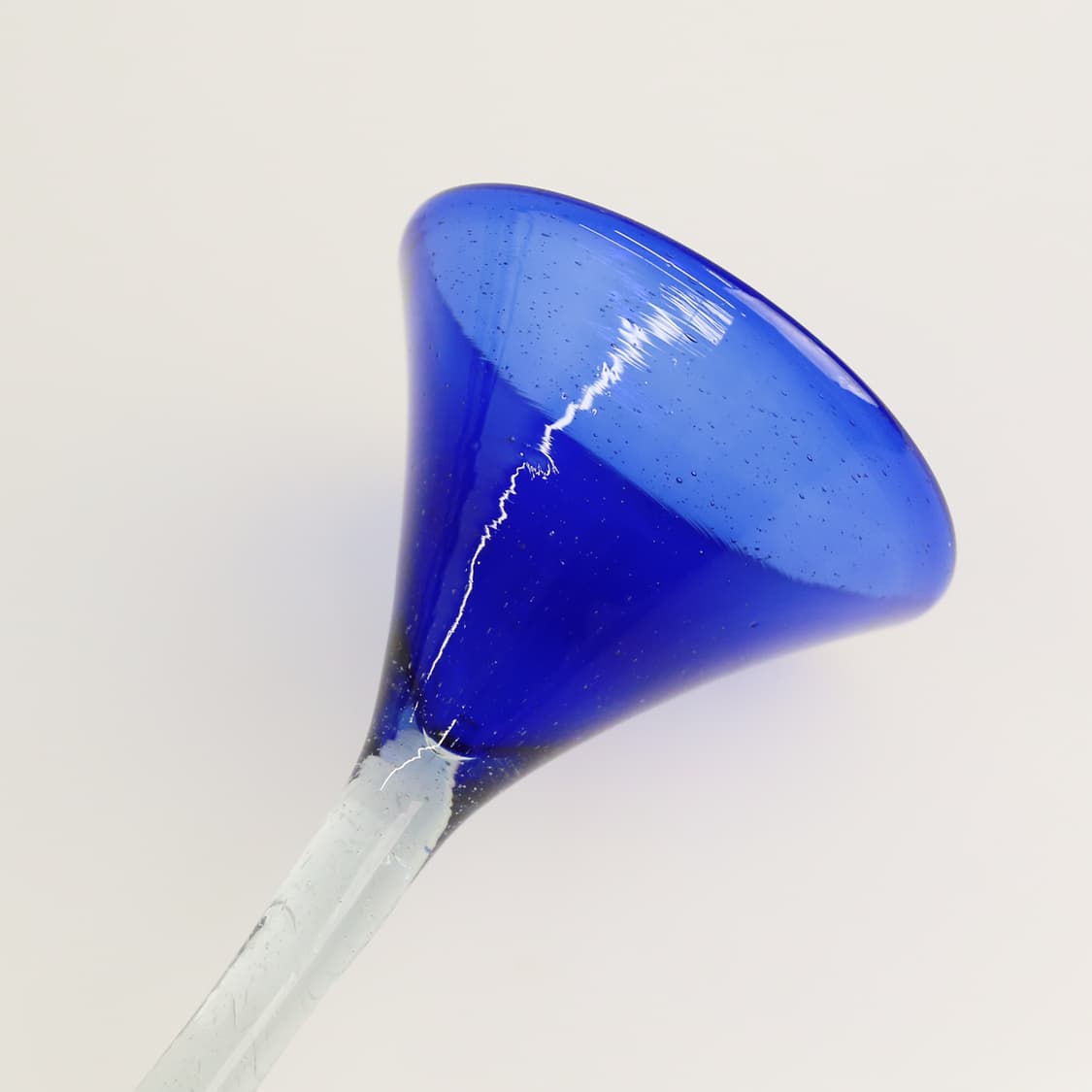 Cobalt Blue Margarita Martini Hand Blown Glass 상품이미지4