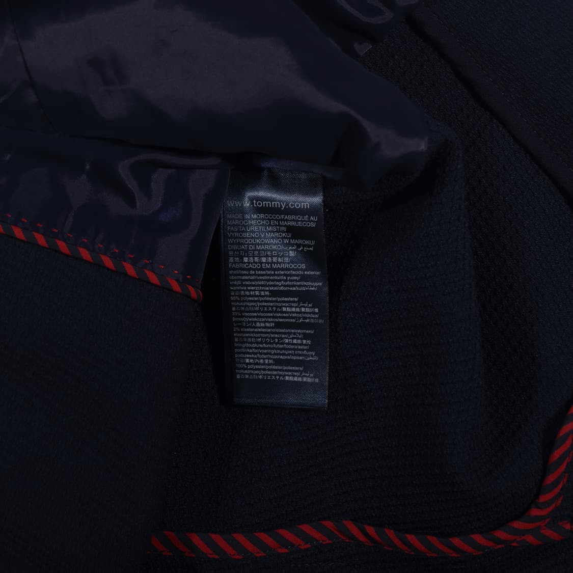 타미힐피거 코튼 네이비 블레이저 B707 상품이미지4