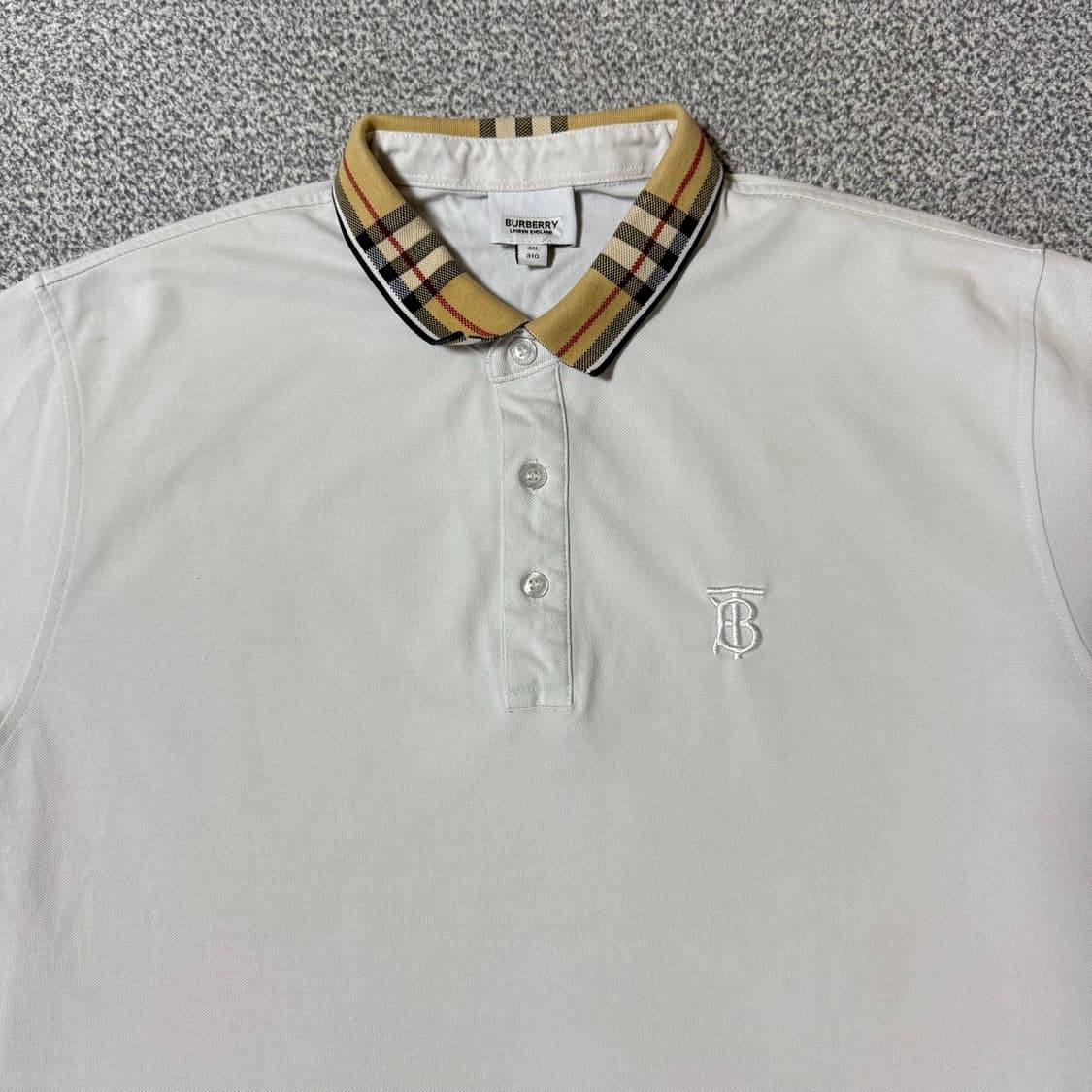 버버리 반팔 카라티 3XL 상품이미지2