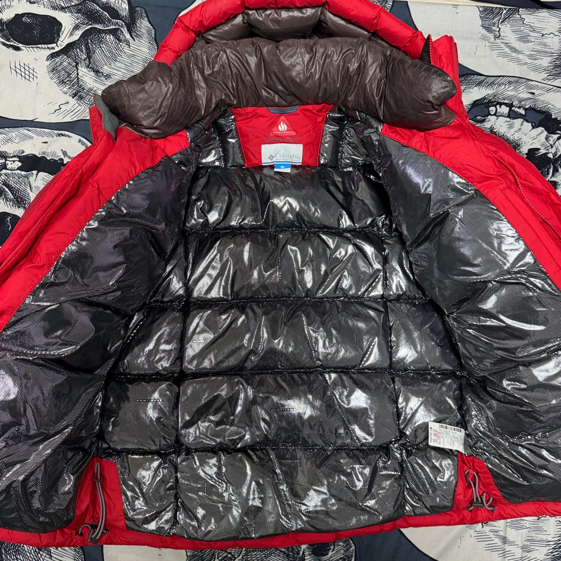 콜롬비아 옴니히트 헝가리구스다운  발열패딩 95 M사이즈 상품이미지4