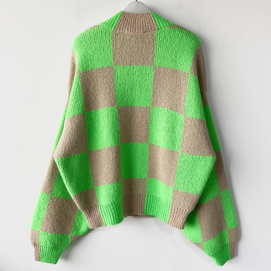 스타인 고야 23 체크 니트 스웨터 상품이미지9