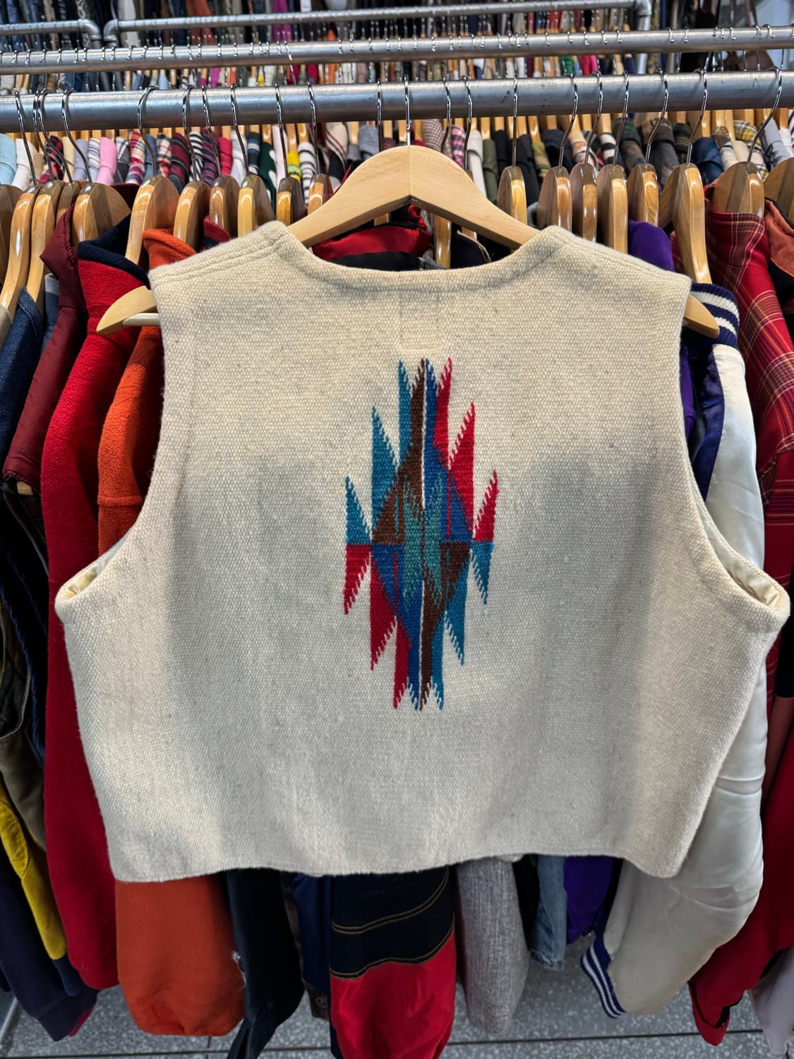 오르테가 핸드 우븐 울 치마요 베스트 조끼 상품이미지2