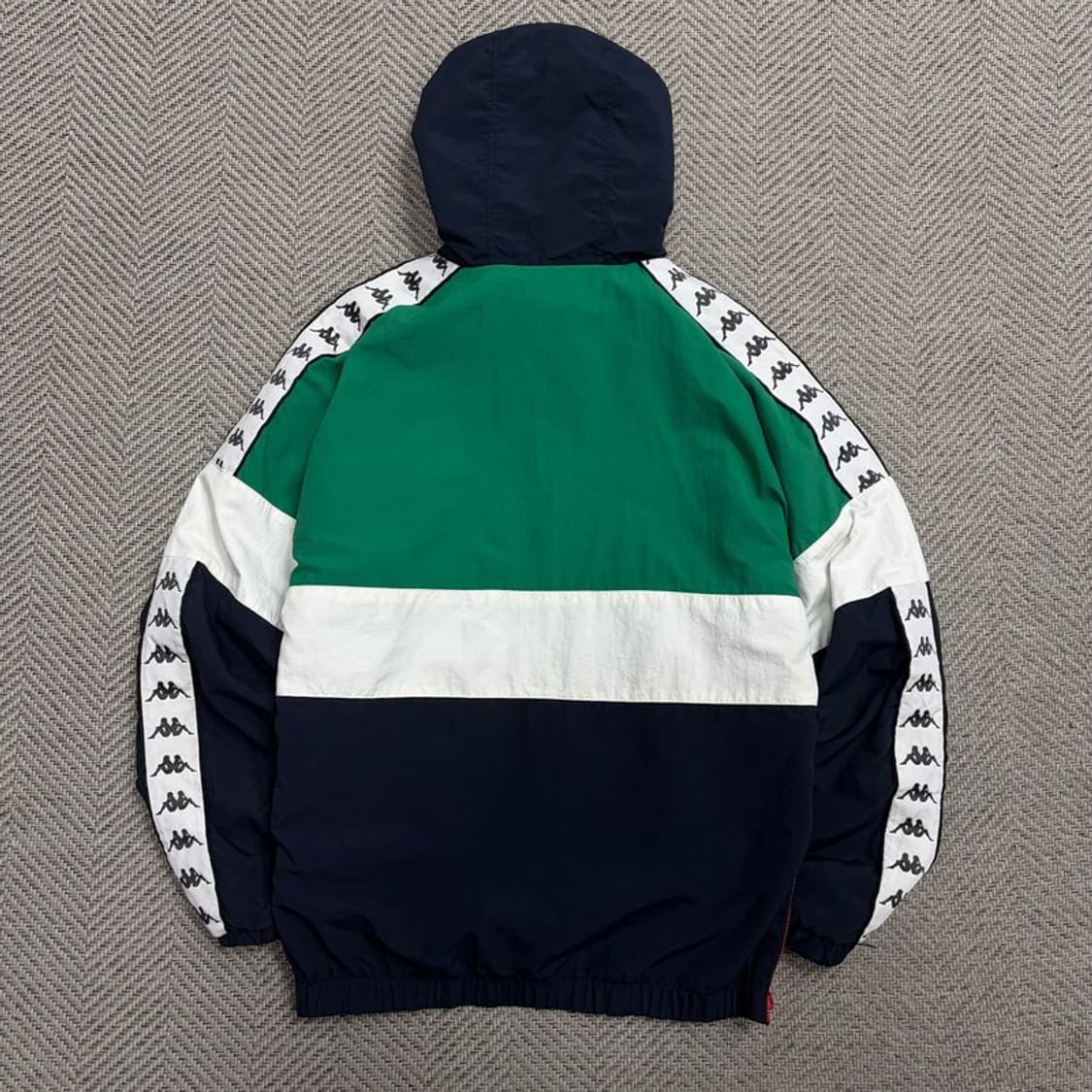 카파 배색 후드 아노락 v1806  상품이미지2