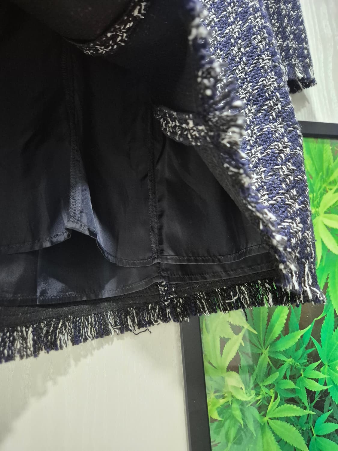 (세일)(새상품)NAIN 네이비 트위드 원피스 상품이미지9