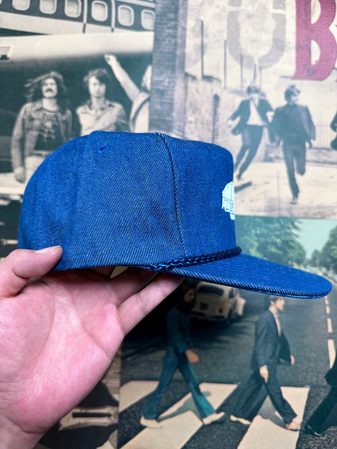 AVISTON LUMBER COMPANY 빈티지 데님 트래커 캡 상품이미지3