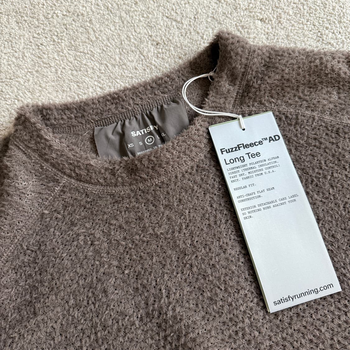 새티스파이 퍼즈플리스 AD 롱 티셔츠 팔콘 상품이미지3