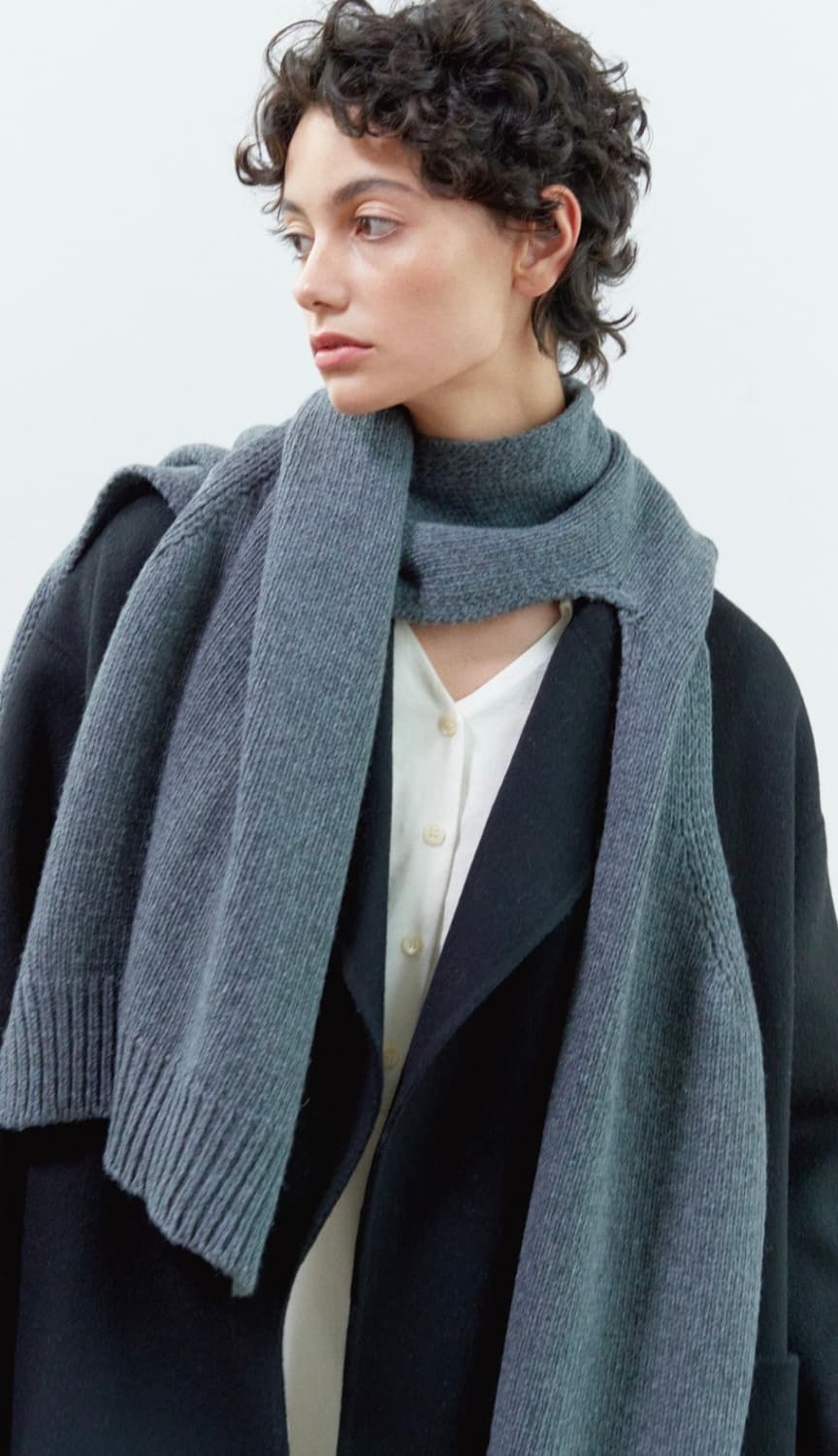 momen 터틀넥 니트 머플러 상품이미지4