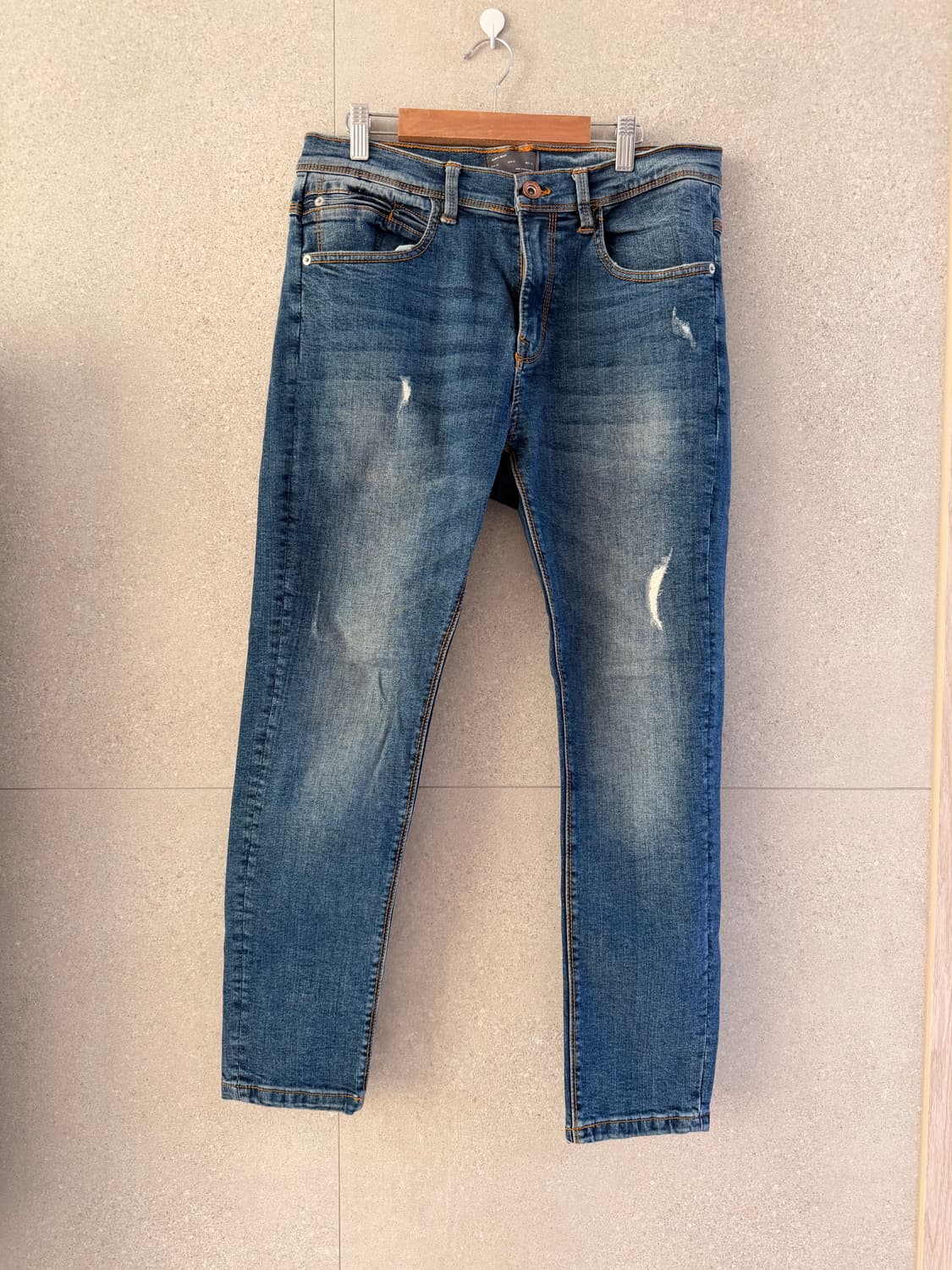 남자 자라 청바지 워싱진 슬림 상품이미지1