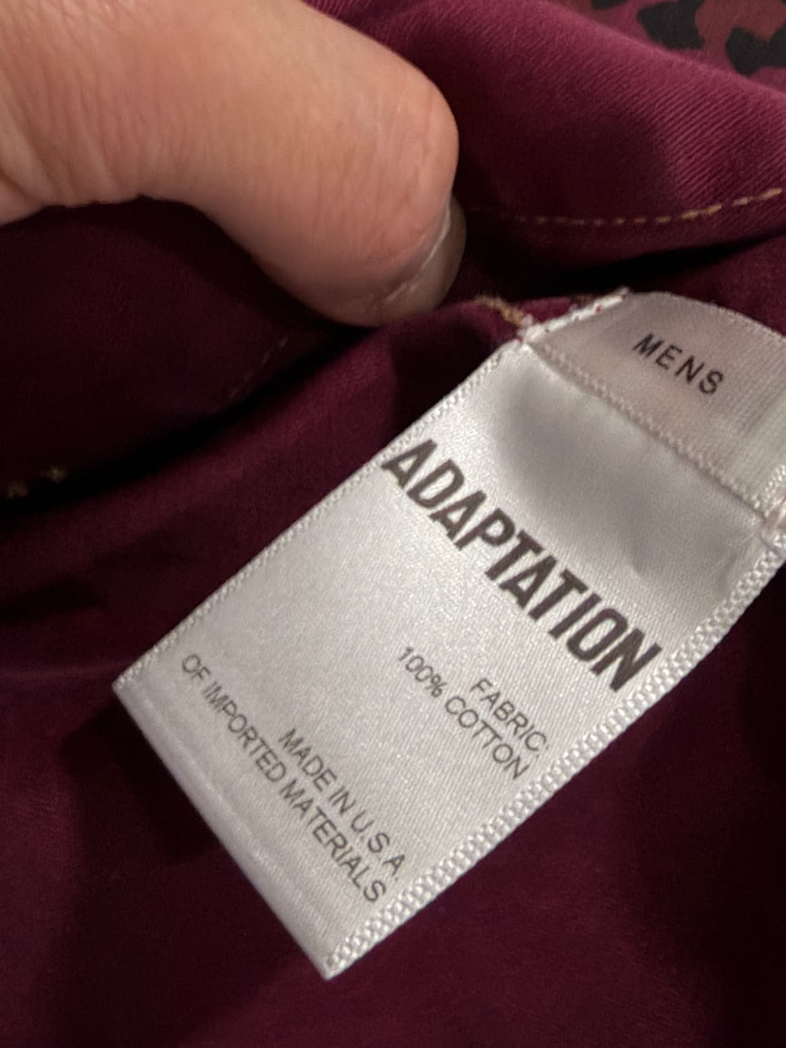 어댑테이션 Adaptation 레오파드 패턴 유틸리티 자켓 상품이미지5