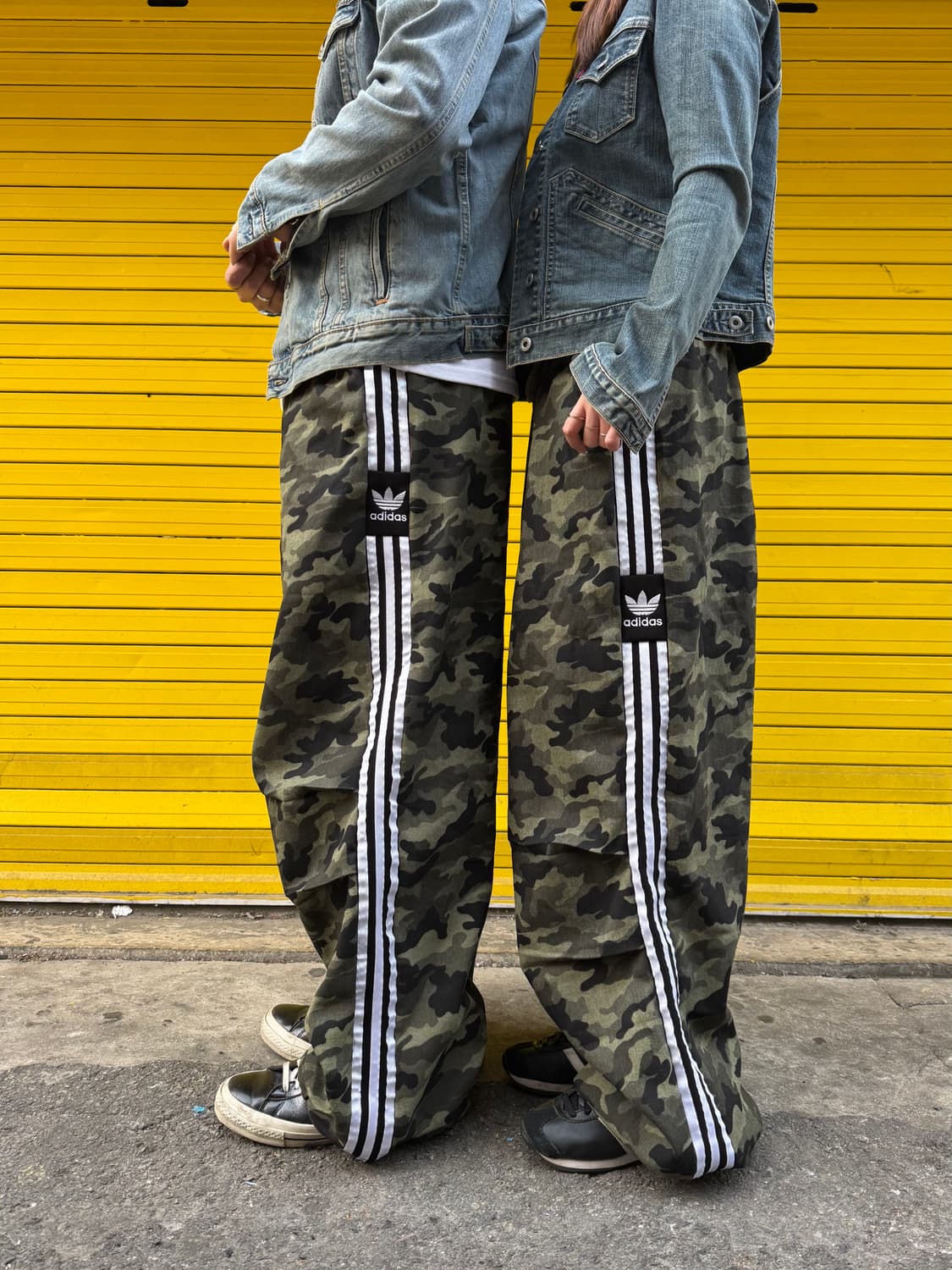 카모플라쥬 삼선줄 커스텀 팬츠 상품이미지3