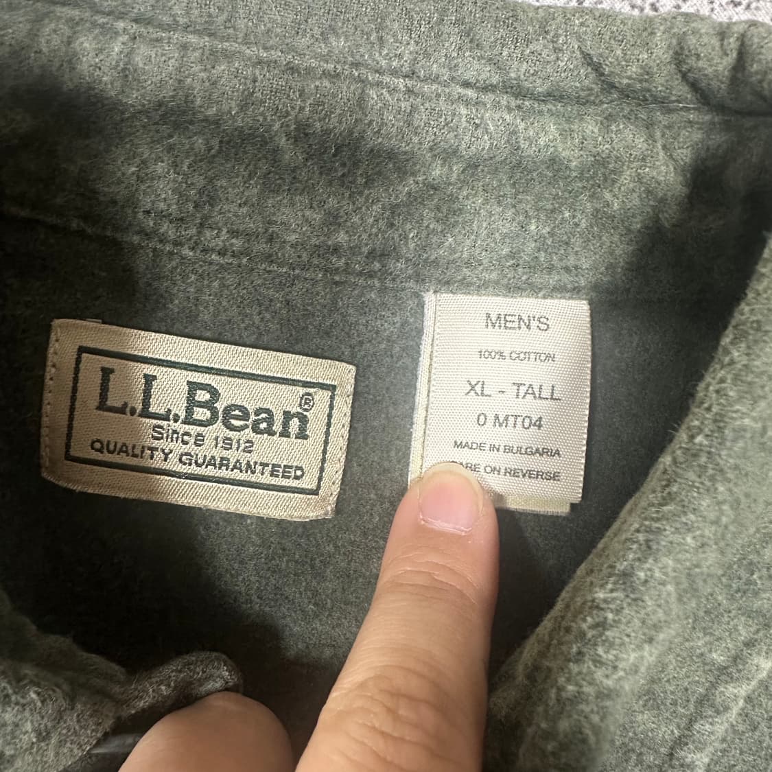 ✨ (바배) LLB 엘엘빈 오버핏 헤비 코튼 셔츠  상품이미지3