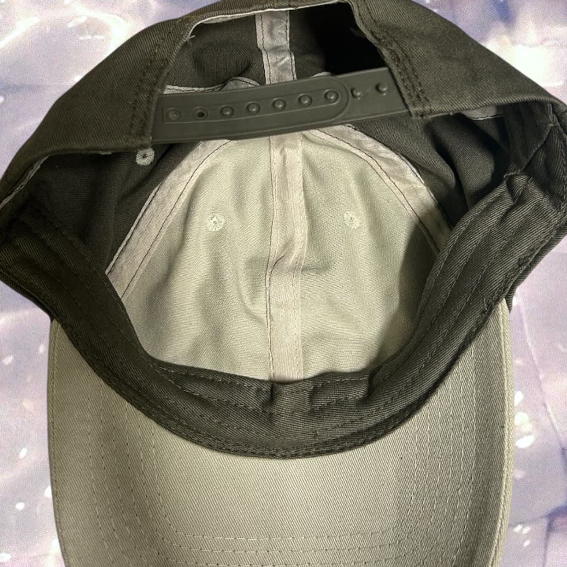 본더치 빈티지 볼캡 모자 y2k 페이즐리 패턴 브라운 상품이미지4