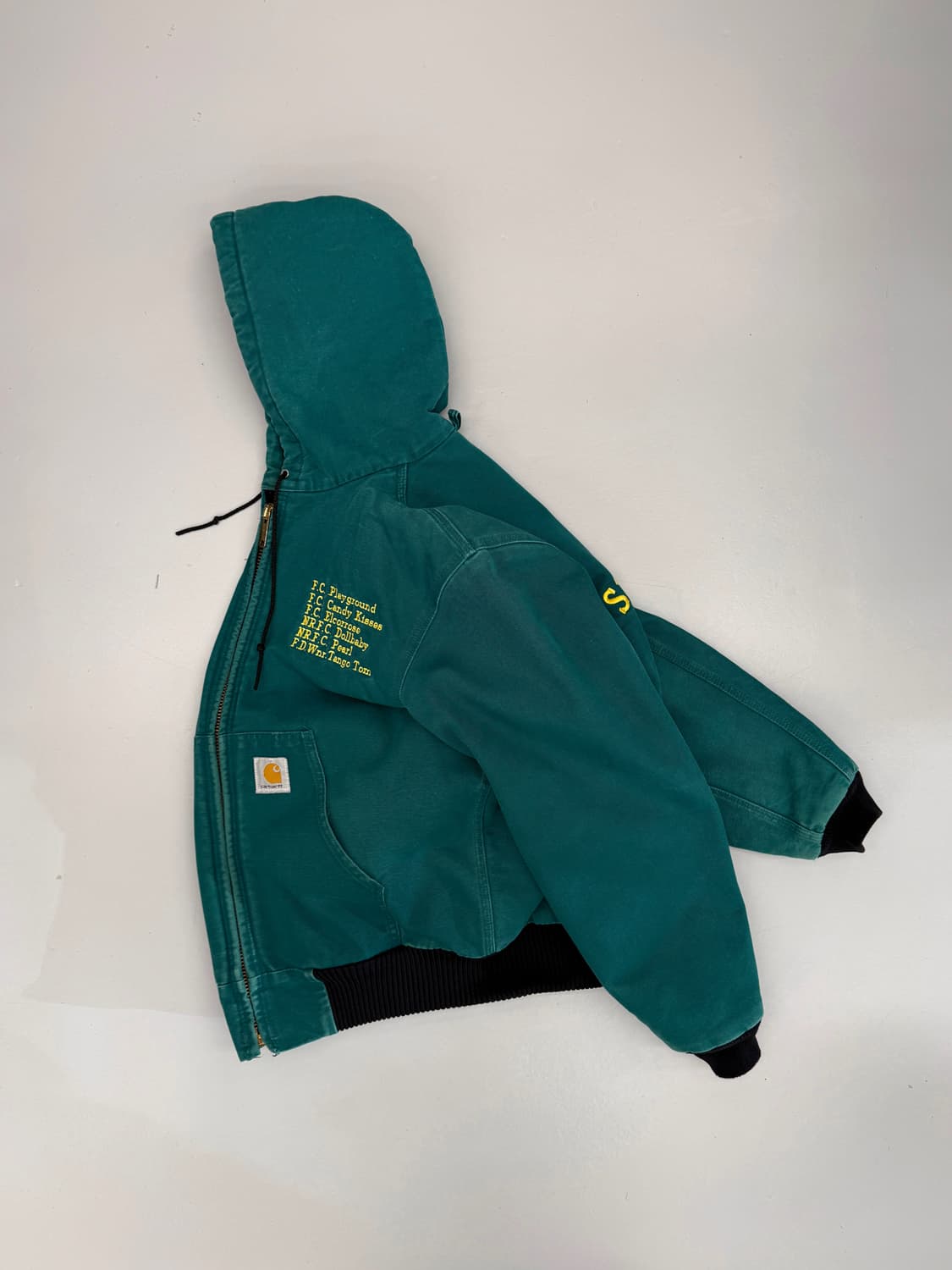 칼하트 루즈핏 90‘s 아쿠아 틸 액티브 후드 자켓 상품이미지2