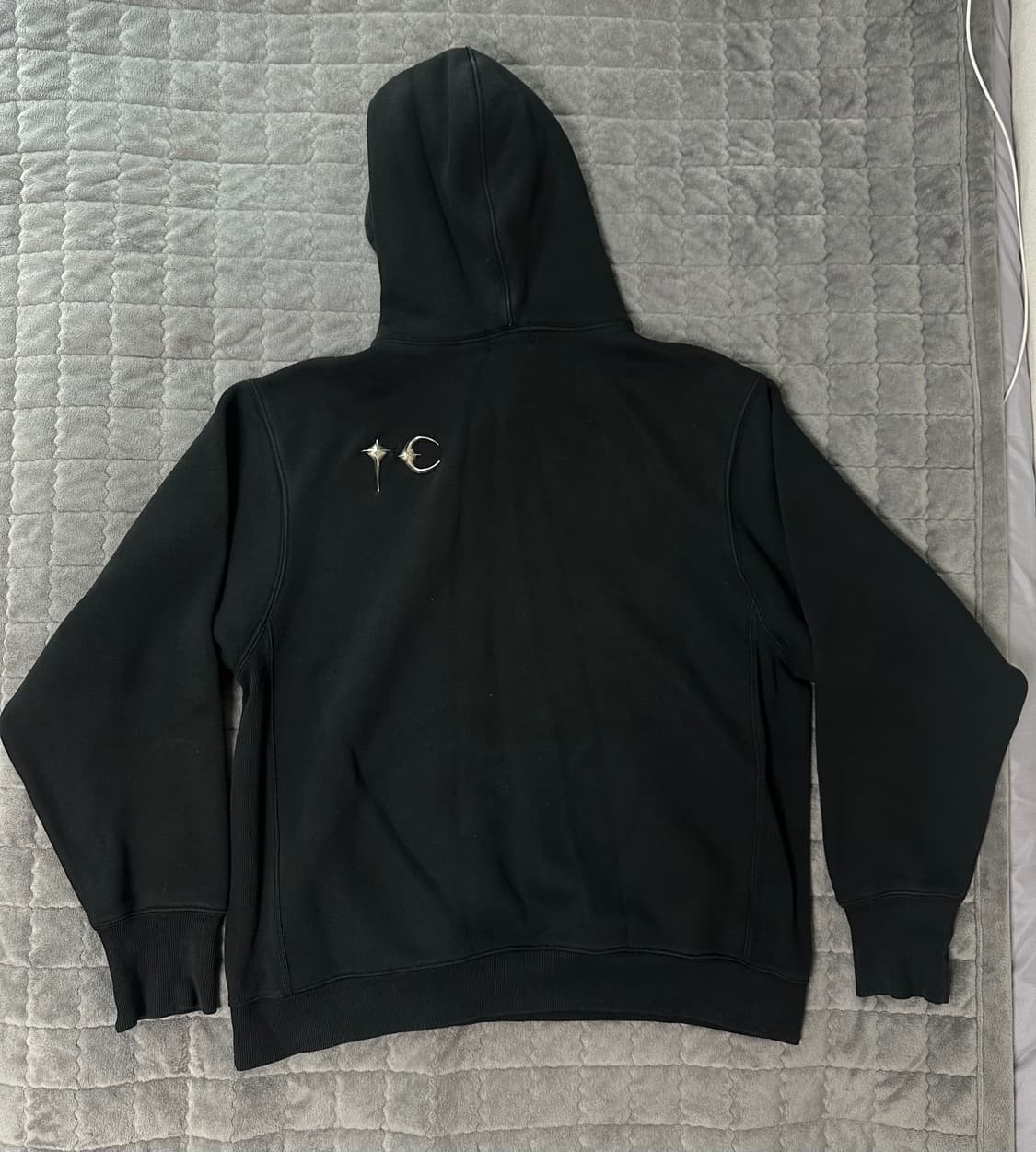 떠그클럽 후드 블랙 3사이즈 상품이미지2