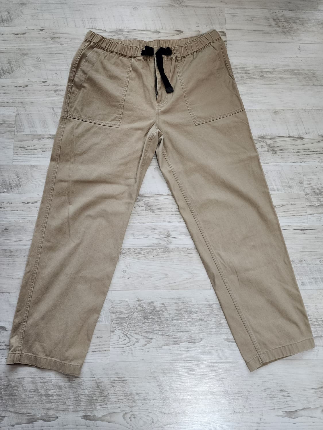 무신사 스탠다드 와이드 퍼티그 팬츠 팜. (34~35)사이즈 치노 면바지 상품이미지1