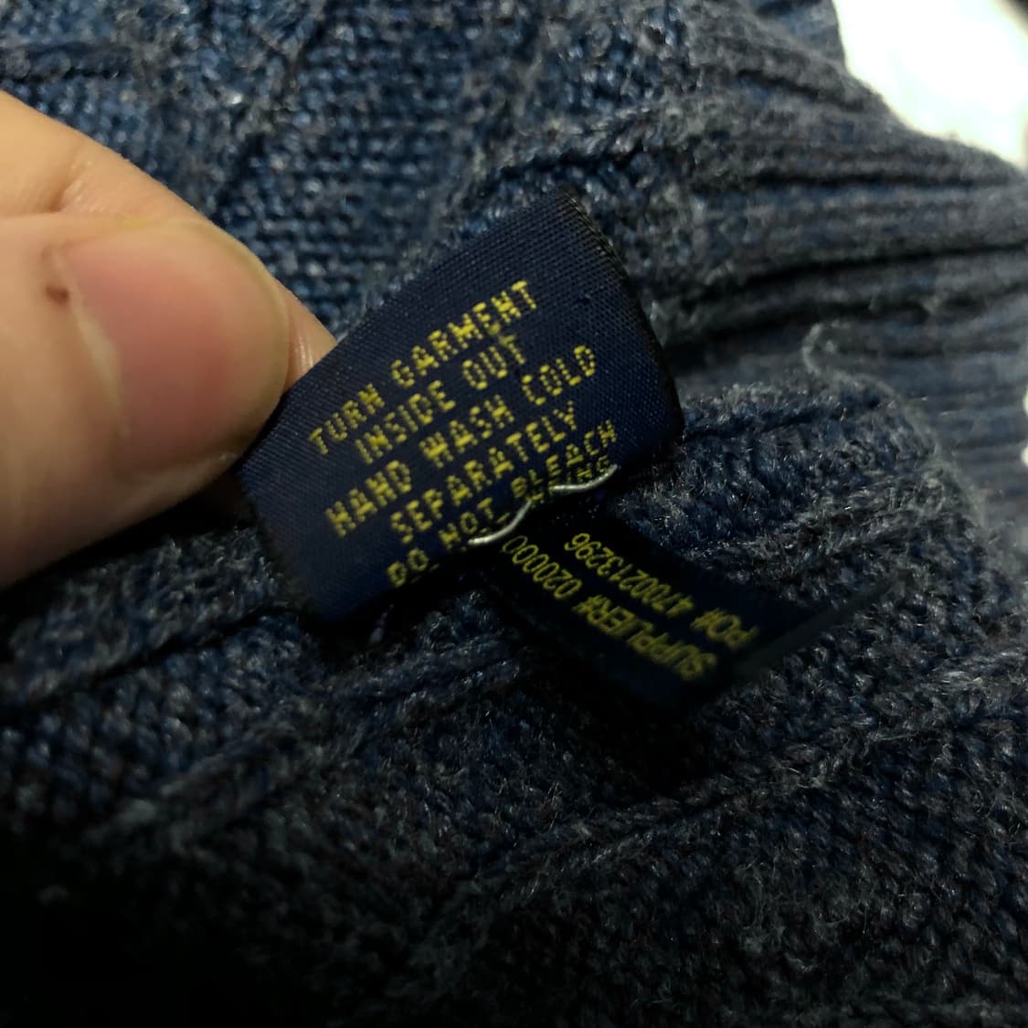 폴로 랄프로렌 꽈배기 니트 남성용 상품이미지4