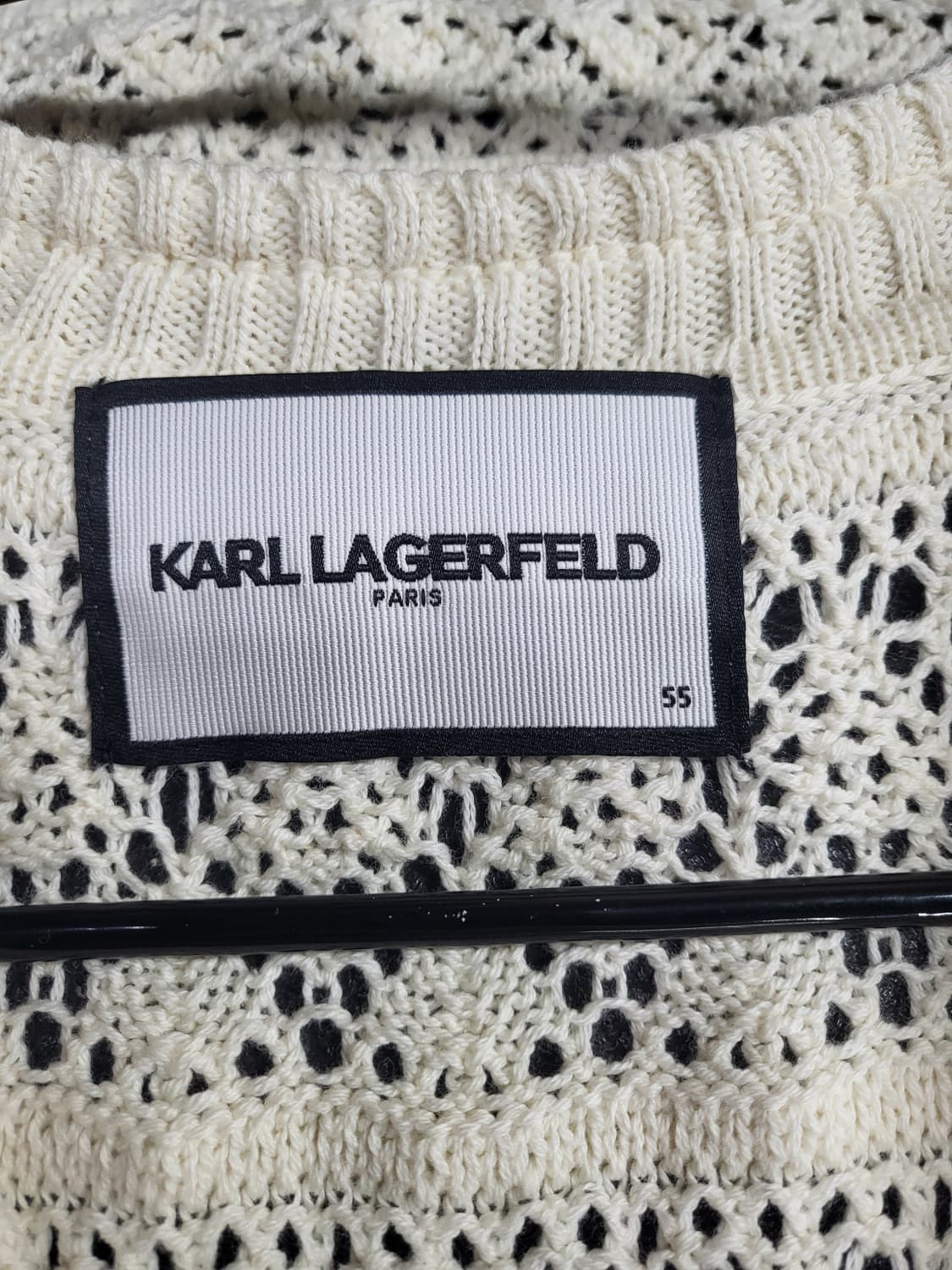 칼라거펠트 니트 코르셰 가디건 상품이미지5