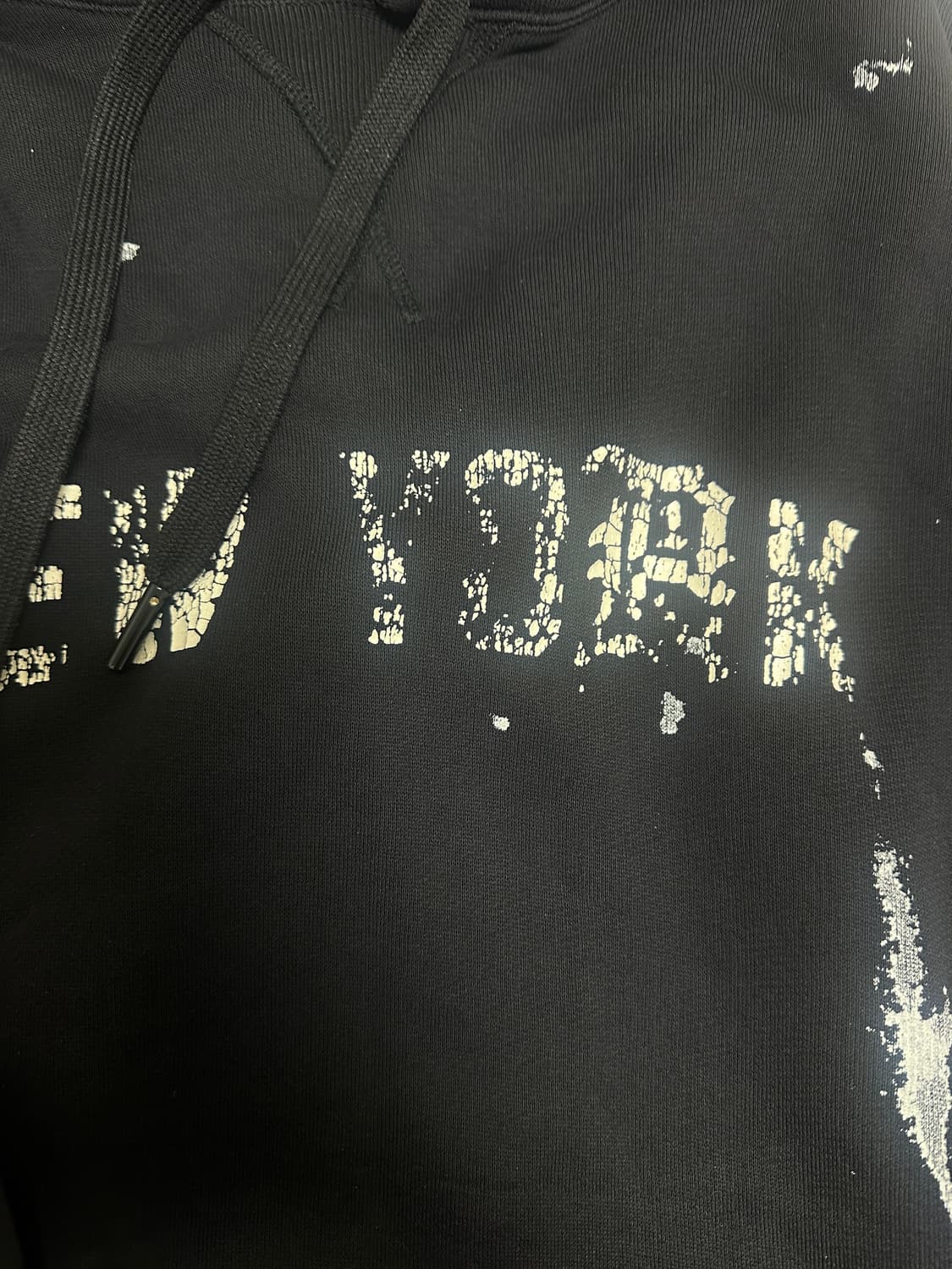 R13 뉴욕로고 후드티 상품이미지7