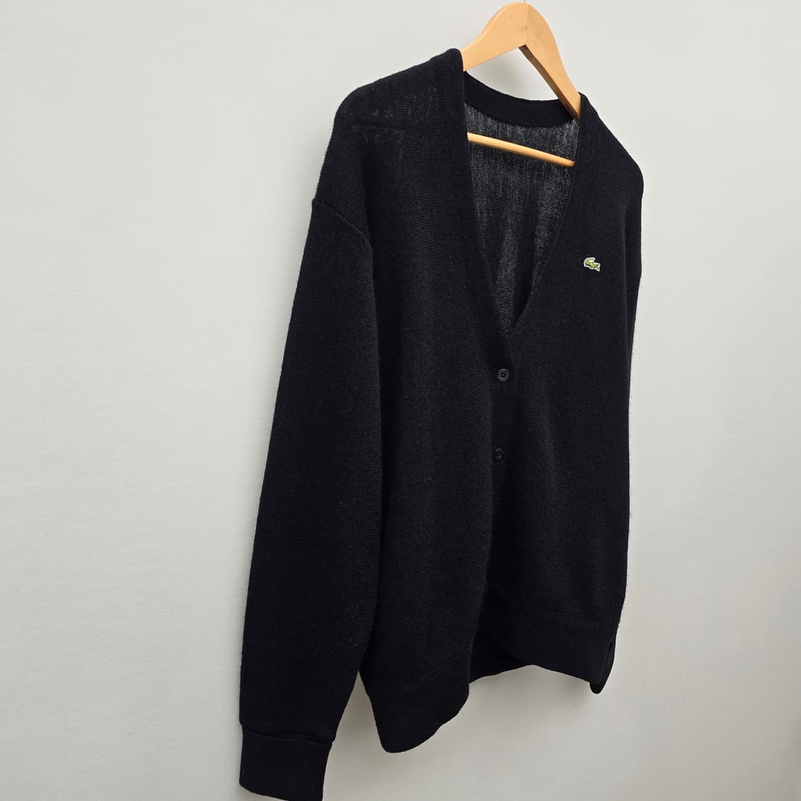 라코스테 블랙 가디건_서광 상품이미지2