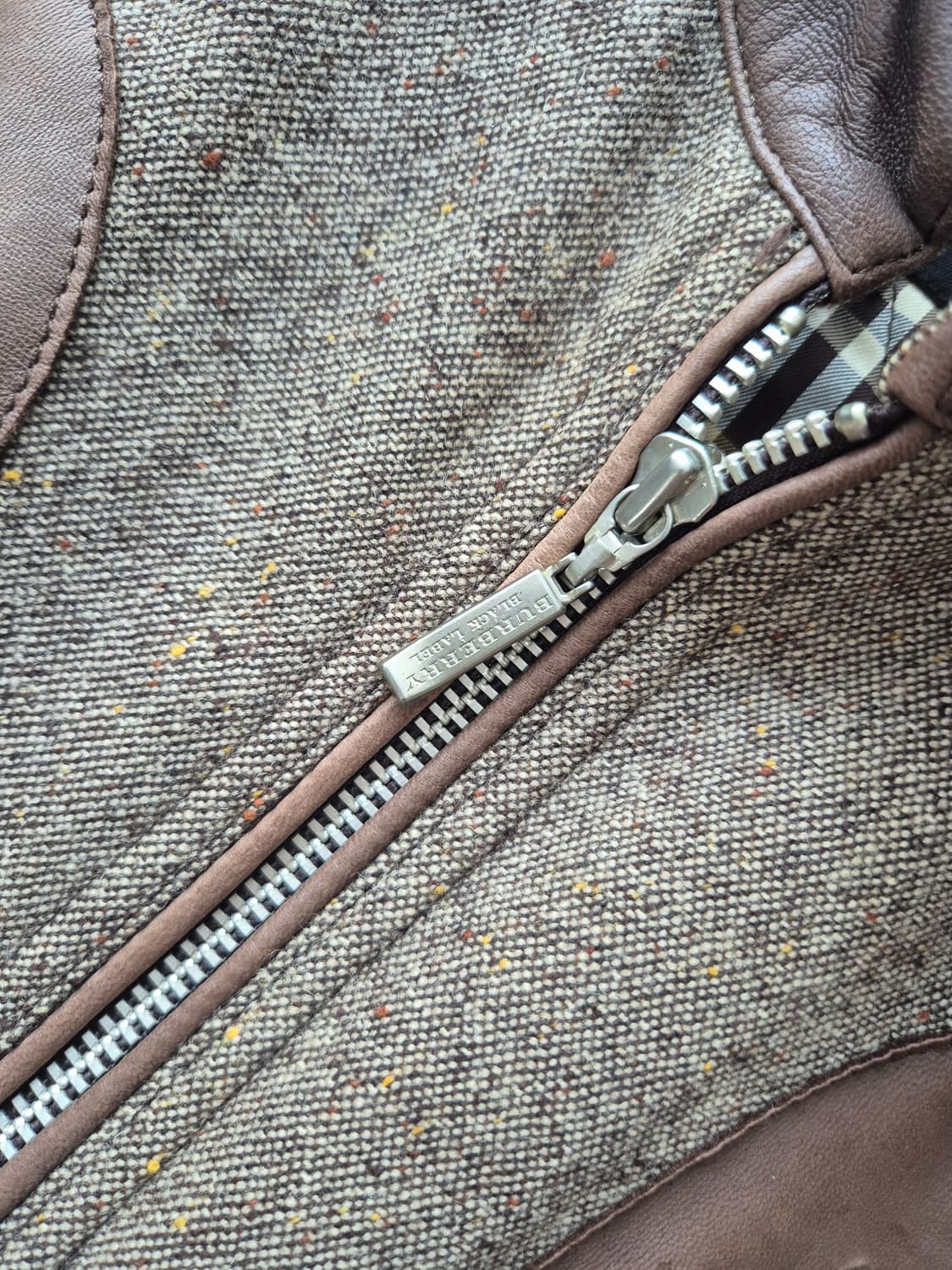 버버리 블랙라벨 울 혼방 블루종 상품이미지4