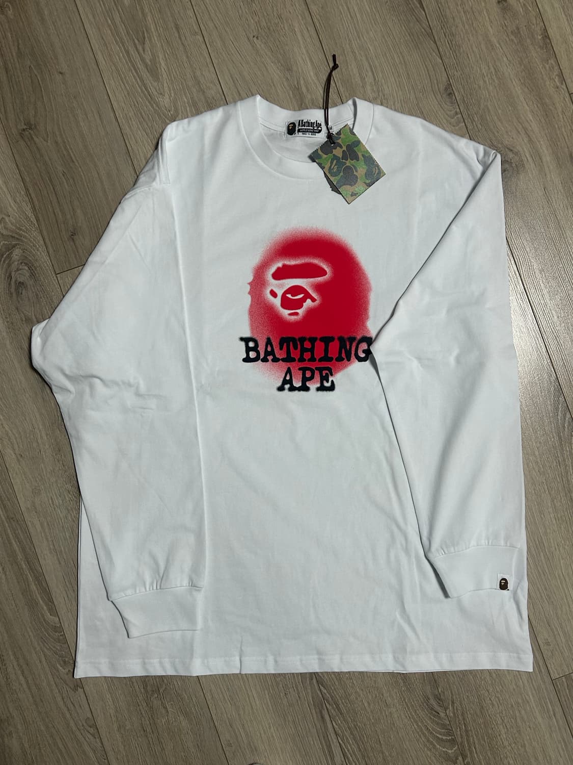베이프 롱슬리브 XL 상품이미지3
