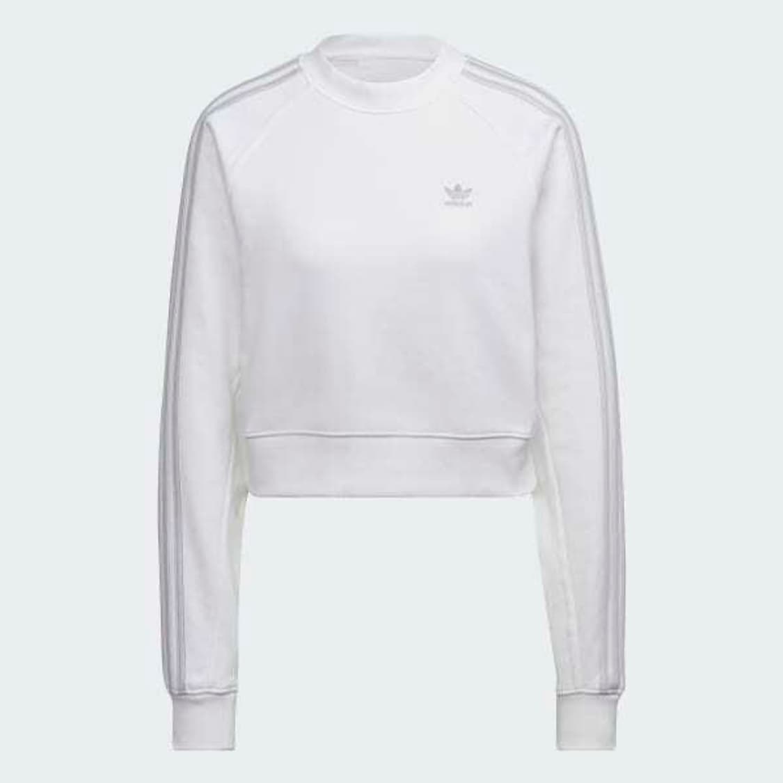 아디다스 여성 크롭 맨투맨 화이트 상품이미지2