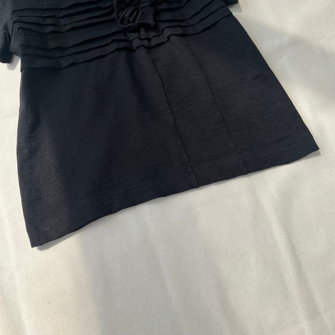 꼼데가르송 트리콧 AD2002 플리츠 구조 디테일 티셔츠 상품이미지4