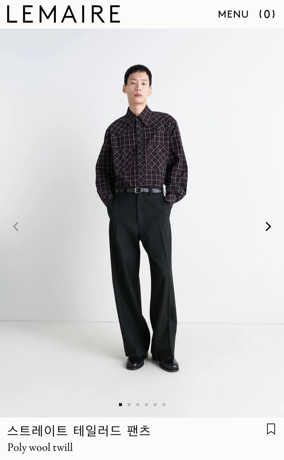 르메르 테일러드 싱글 브레스트 셋업 신품 상품이미지4