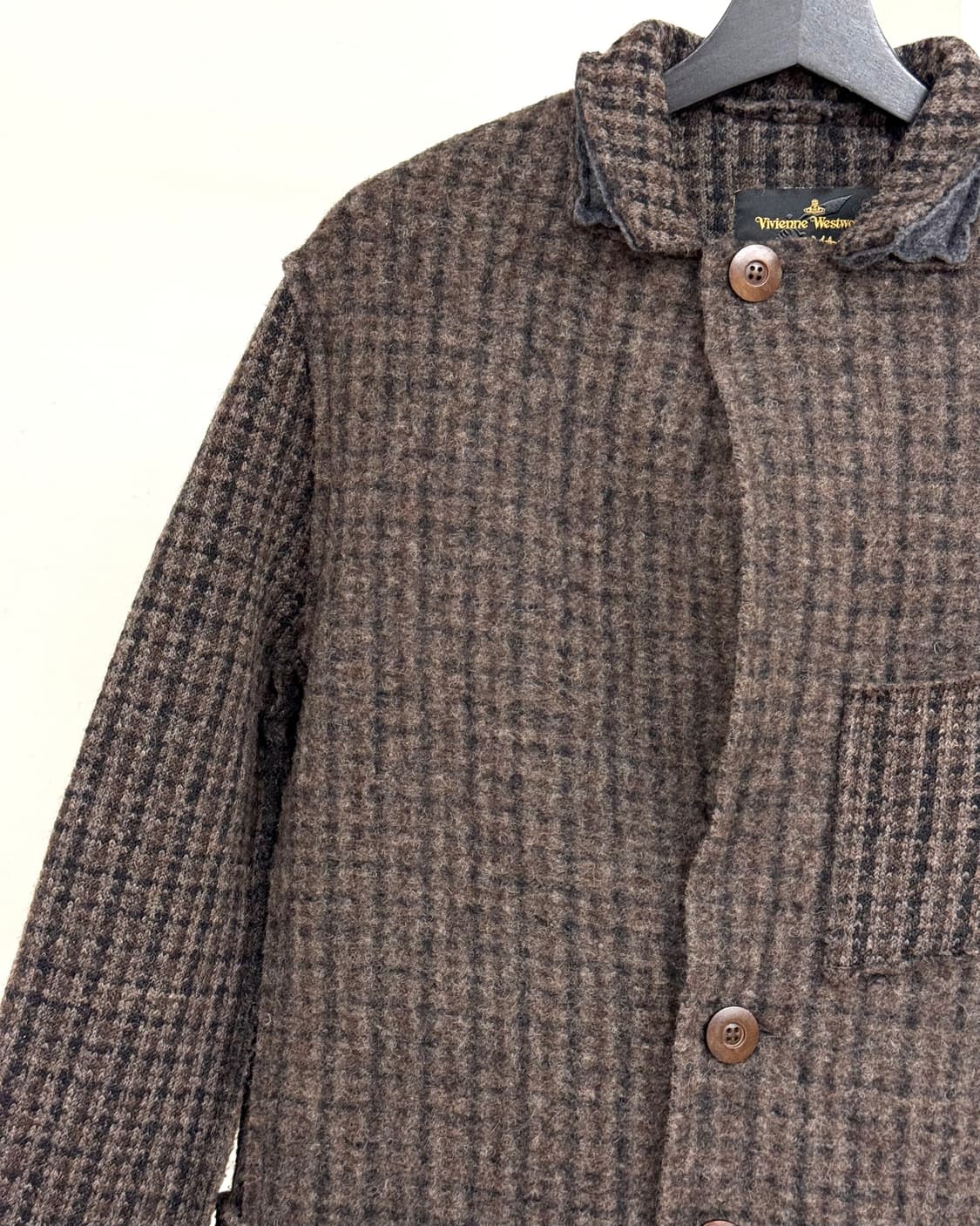 비비안웨스트우드 그린 플라드 울 자켓 상품이미지3