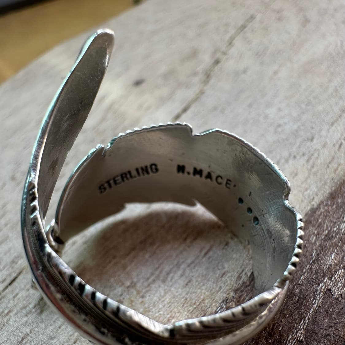 네이티브아메리칸 인디언주얼리 나바호 Harvey Mace 페더링 상품이미지4