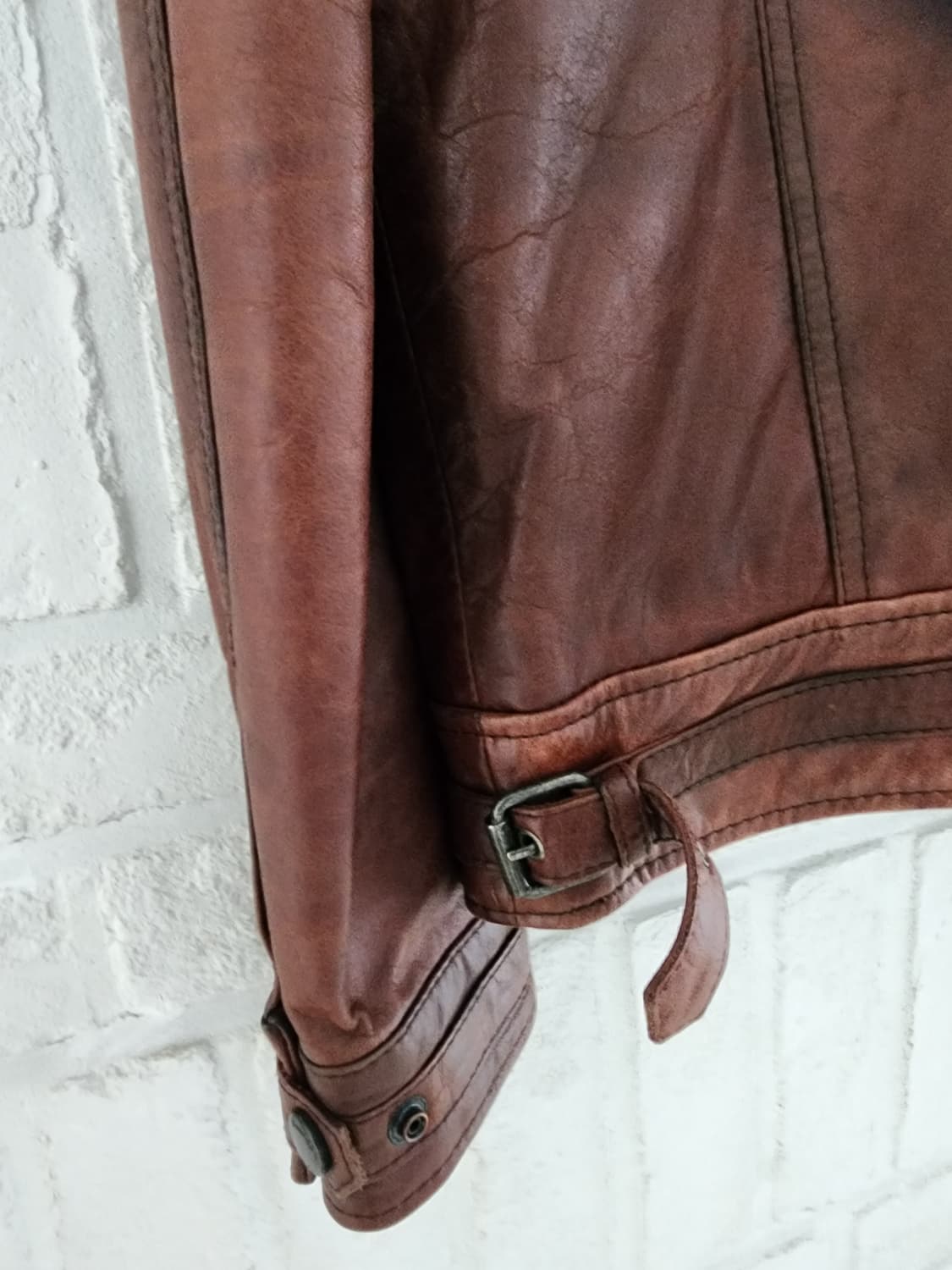 마시모두띠 가죽 점퍼 상품이미지4